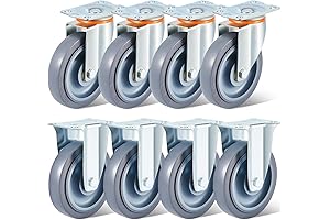 Non-Marking Utility Cart Wheels Replacement Kit