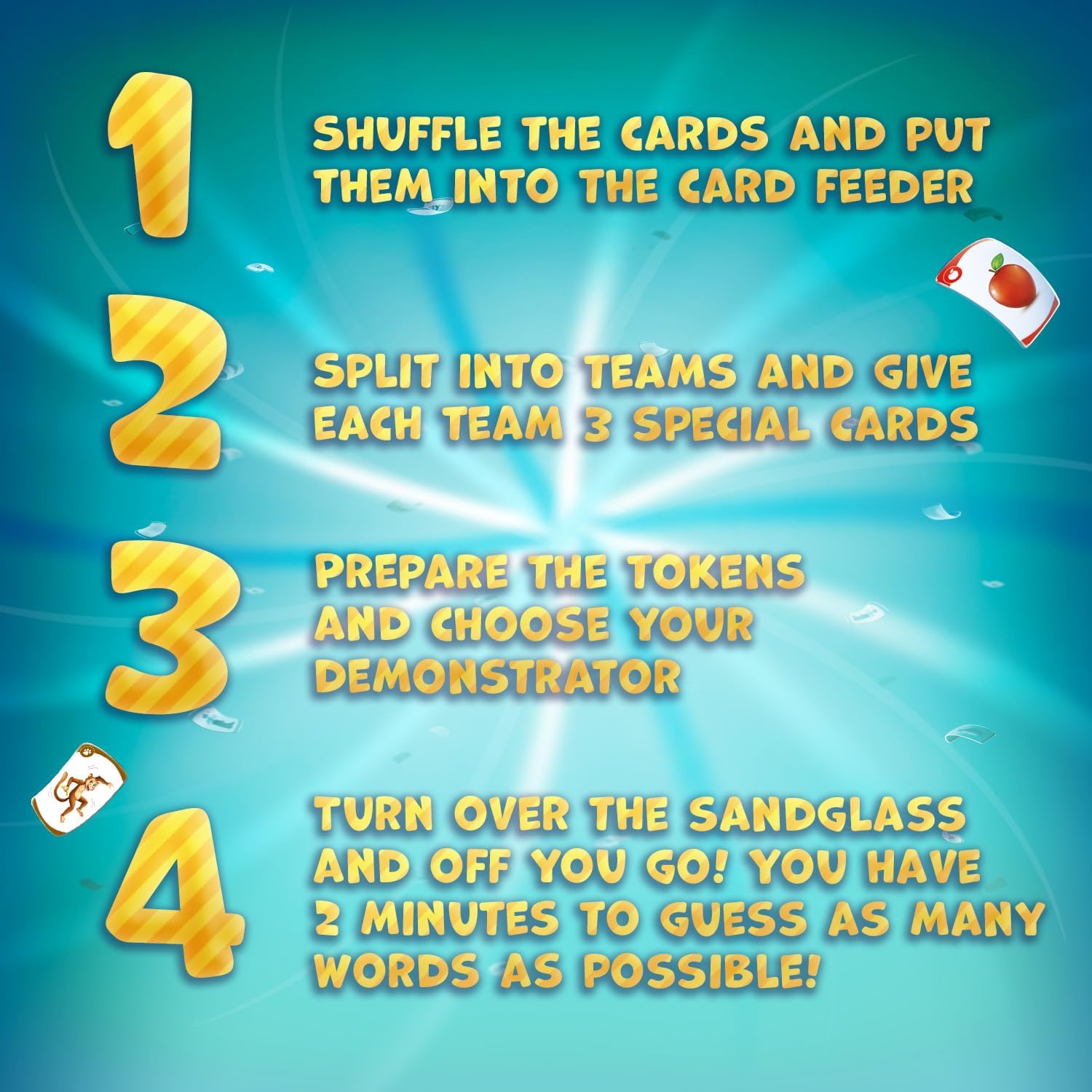Trefl Charades Junior Social Game, Family Party Game of Guessing, Keywords Guessing, Pictorial Cards, for Adults and Children Ages 5+