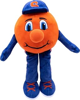 Plushible 14" Syracuse University Otto The Orange Mascot Plush Figure Toy - College Football Plush Doll, Soft Stuffed Toy for Kids & Adults, Surface Washable Ragdoll, Ideal for Toddlers & All Ages