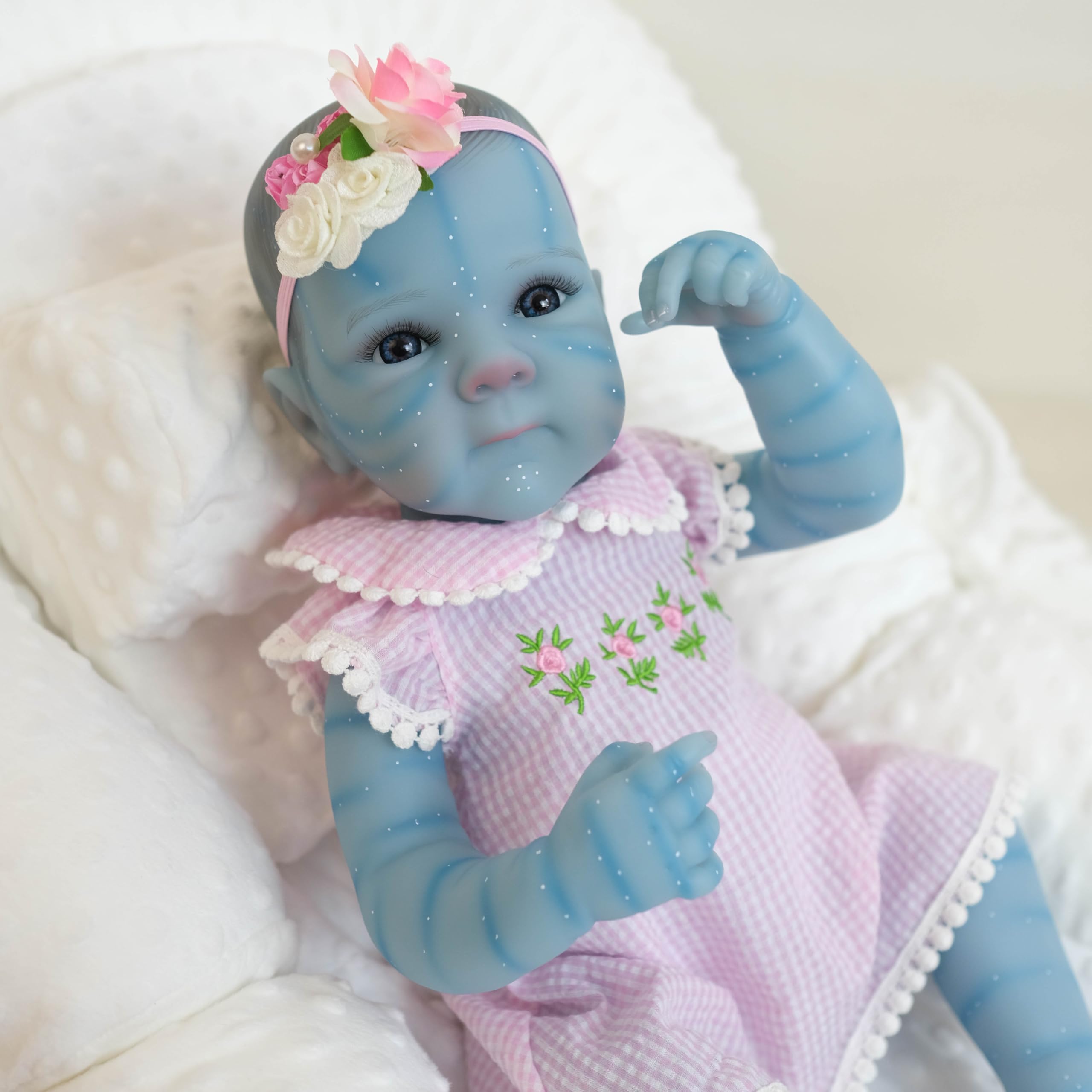 cosheng Bambole realistiche da 45,7 cm con Bettie Avatar, realistiche e realistiche, in morbido silicone, idea regalo per compleanno