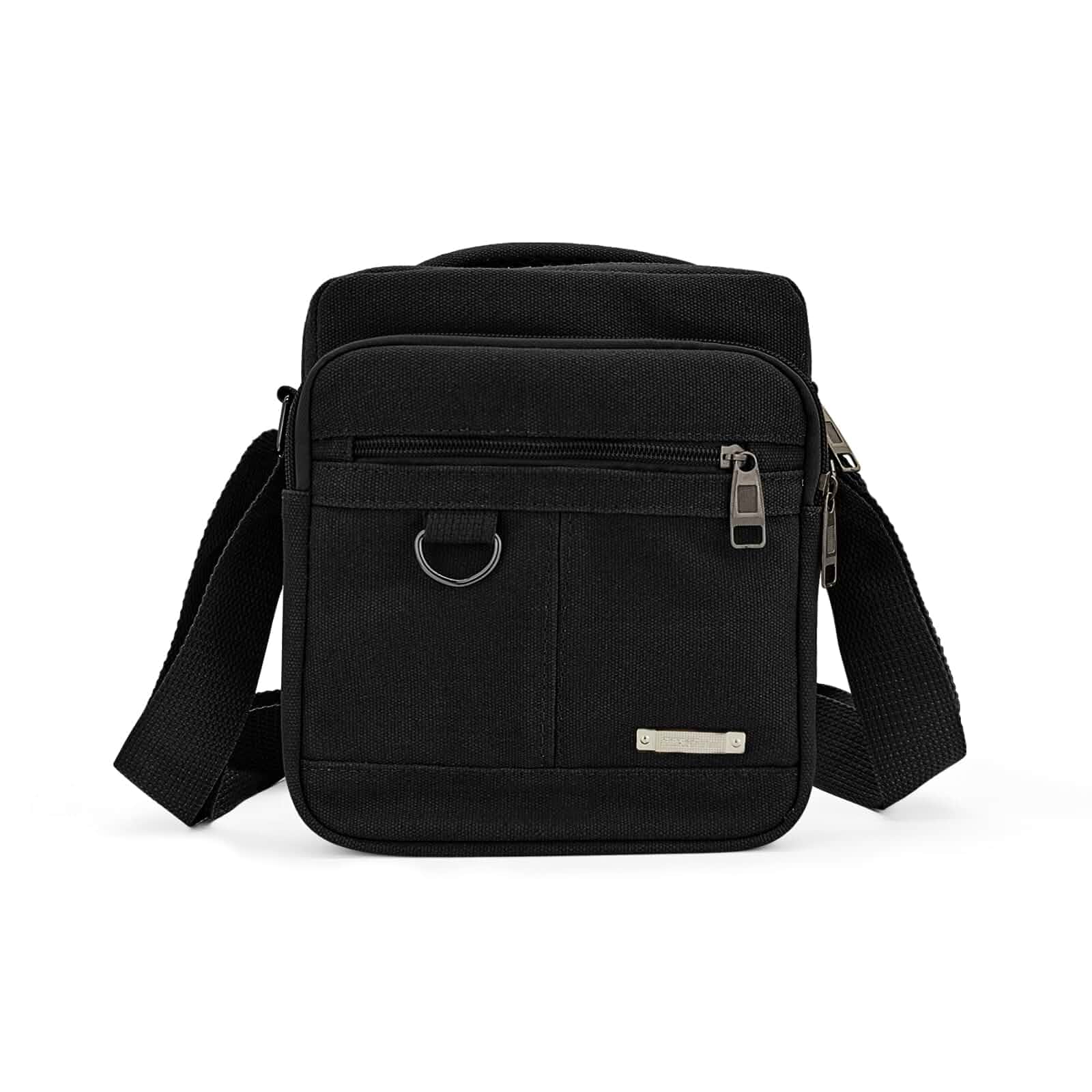 WisePoint Mens Crossbody Bag, Canvas Messenger Bag for Men, Vintage Shoulder Bag with Adjustable Strap and Handle