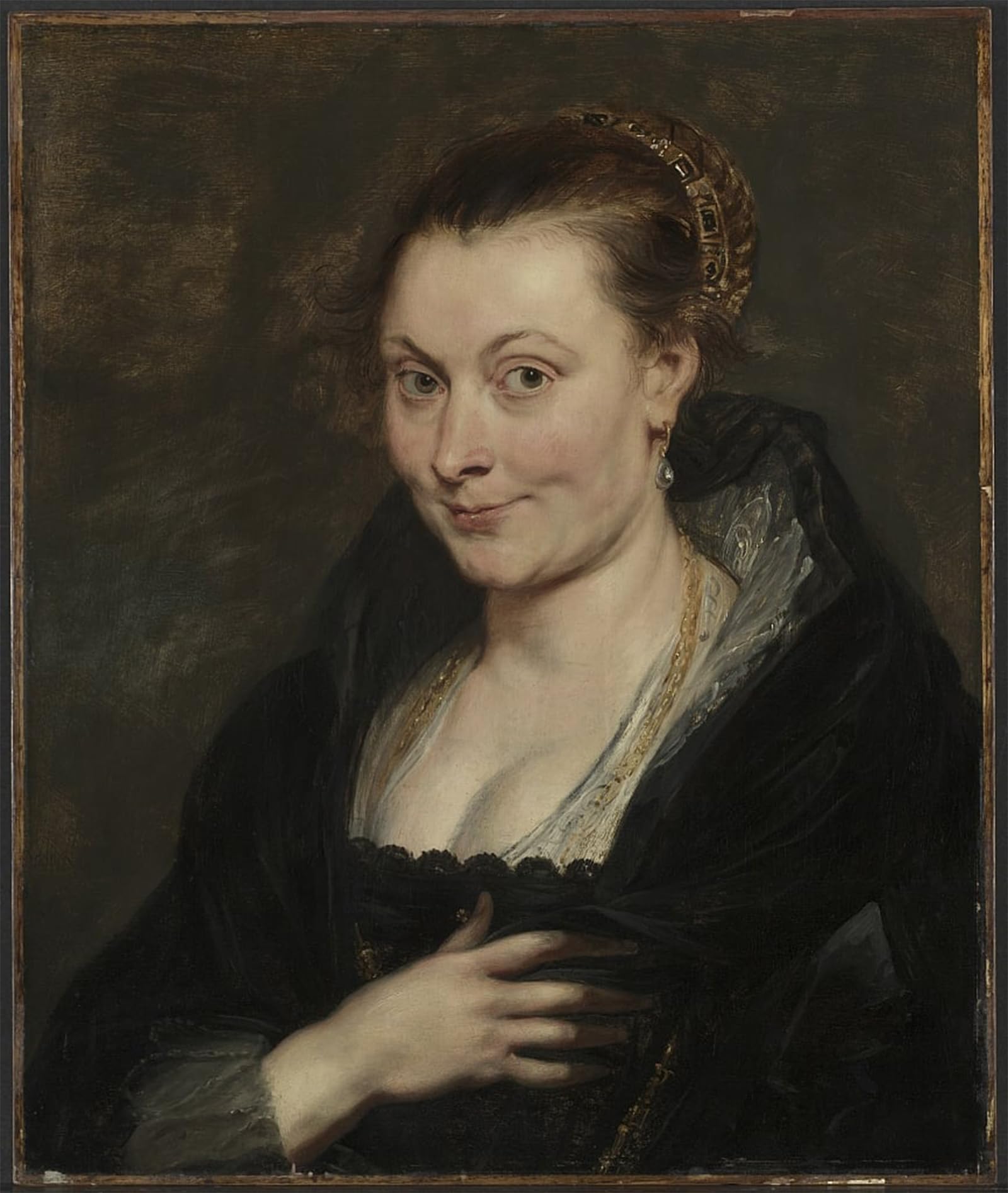 POSTERIIk Famous Animal Posters Vintage Picture Portrait of Isabella Brant by Peter Paul Rubens Modern Wall Decor for Home Decor 60x90cm