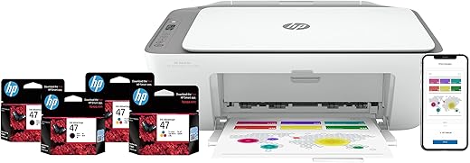 HP Ink Advantage Ultra 4826 Print, Copy, Scan, Self Reset Dual Band WiFi, 2 Sets of Inbox Cartridges, Smart App Setup. Print per Page (44p for B/W…