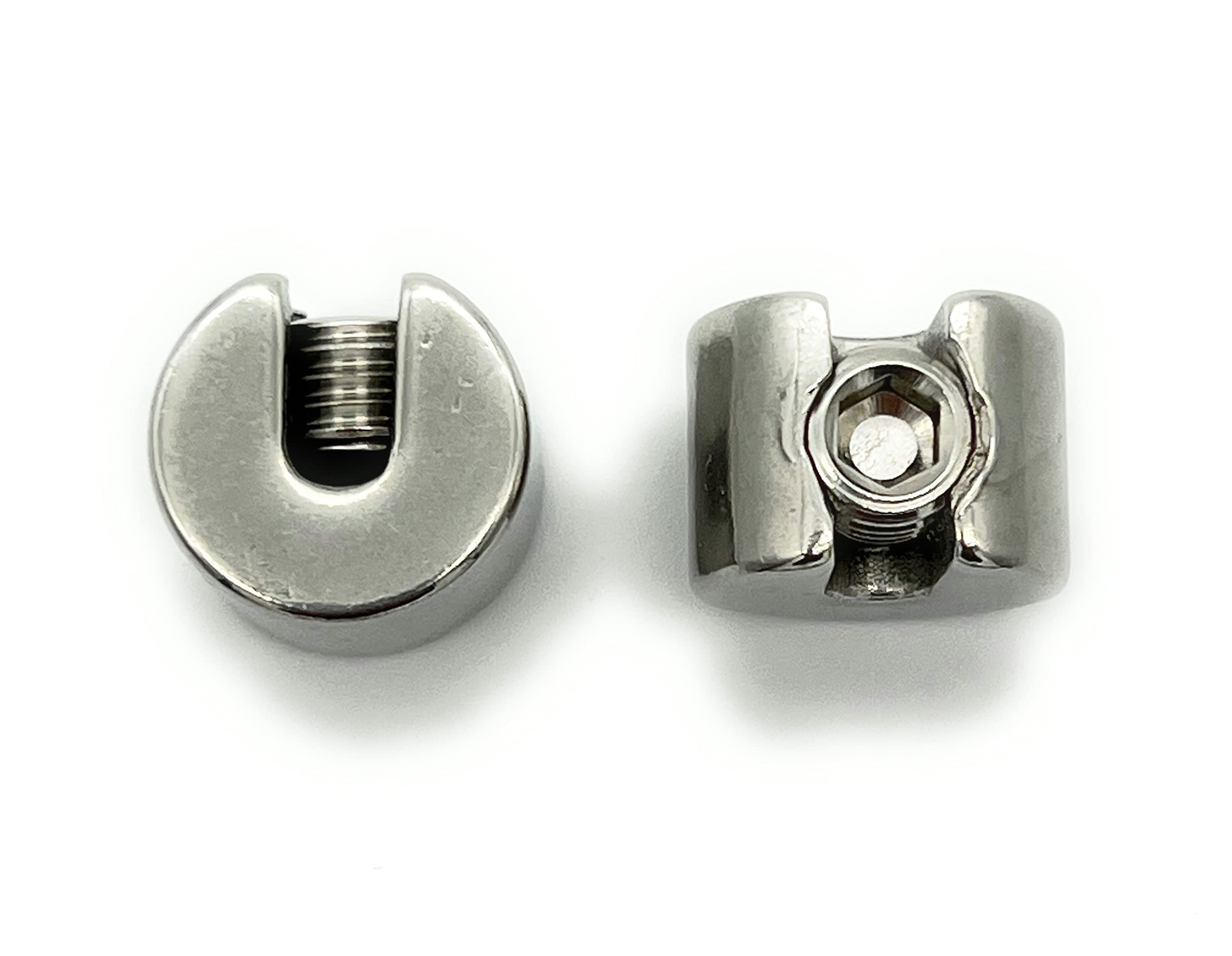 Klemmstopper Stoppklemme Edelstahl V4A | Drahtseil Ø 3mm | 10 Stück | Größe und Menge WÄHLBAR | Drahtseilklemme Drahtklemme (Ø 3mm, 10 Stück)