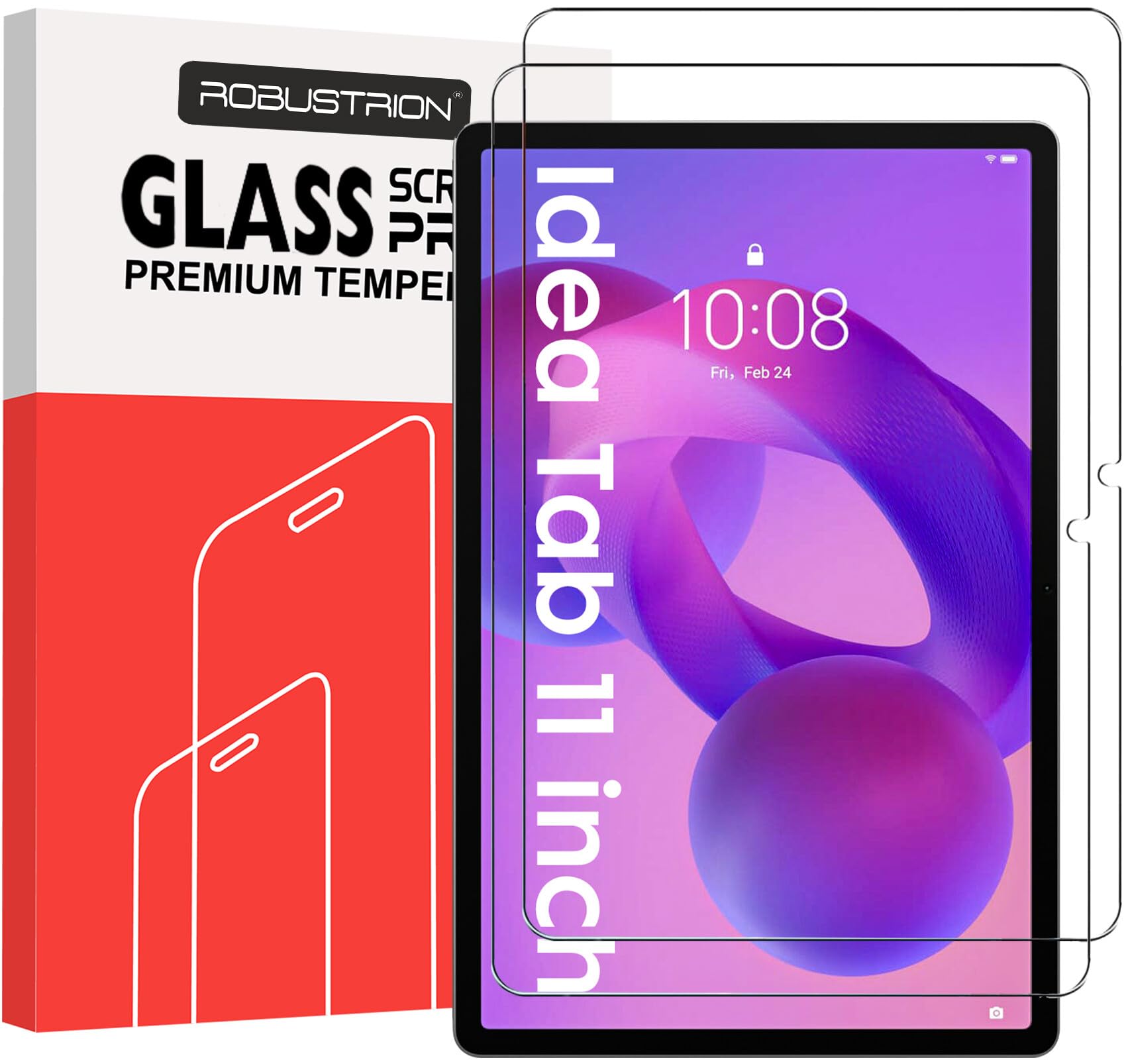 Robustrion Tempered Glass for Lenovo Idea Tab 11" Screen Protector, 1 Pack — Amazon image 7