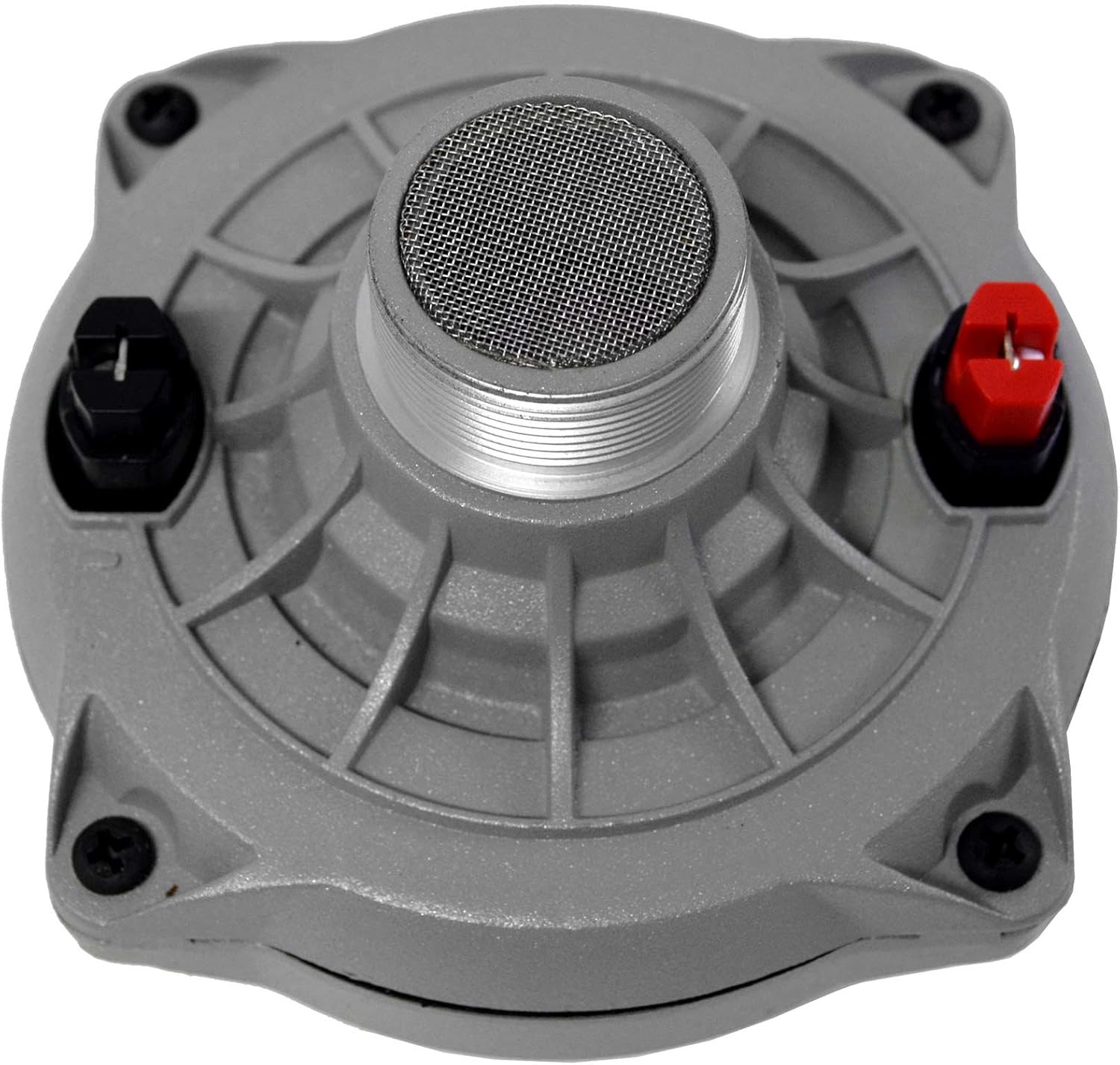 Bass Rockers 300W Compression Horn Driver Screw-On 1" Throat (BRHD1) 150W RMS 2" Replacebable Voice Coil, Very Loud 107dB for Great Tweet High Frequency Car, Home, DJ, Pro Audio Sound Systems (BRHD1)