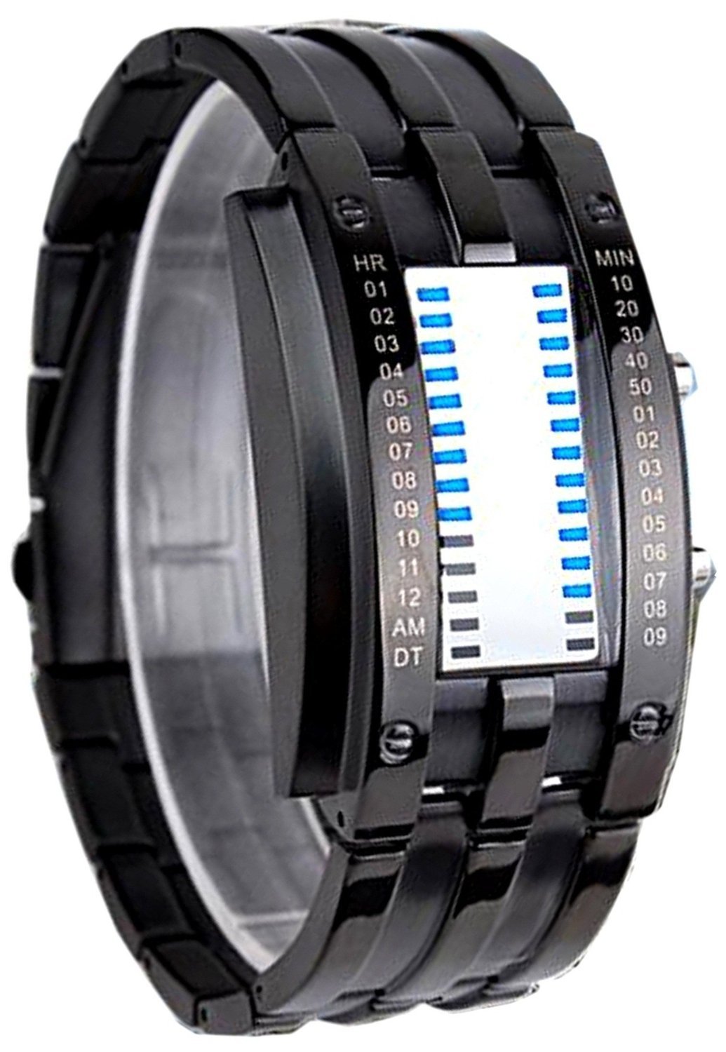 Pappi-Haunt Automatic Movement Digital Black Dial Unisex Watch (B017NZ8TC0) Amazon Price History, Amazon Price Tracker