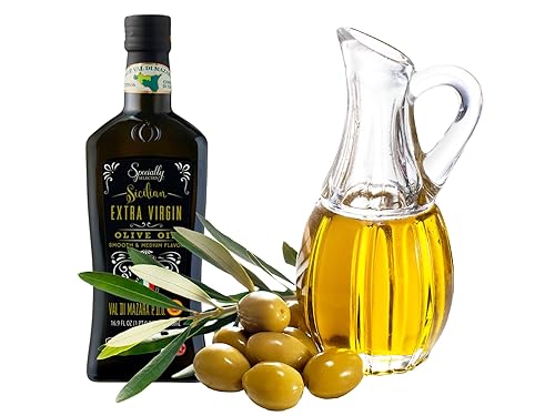 Miniatura 3 de Aceite de oliva virgen extra siciliano, 16.9  Aceites de cocina especialmente seleccionados con bolsa ecológica  Sabor medio suave con aceitunas sin