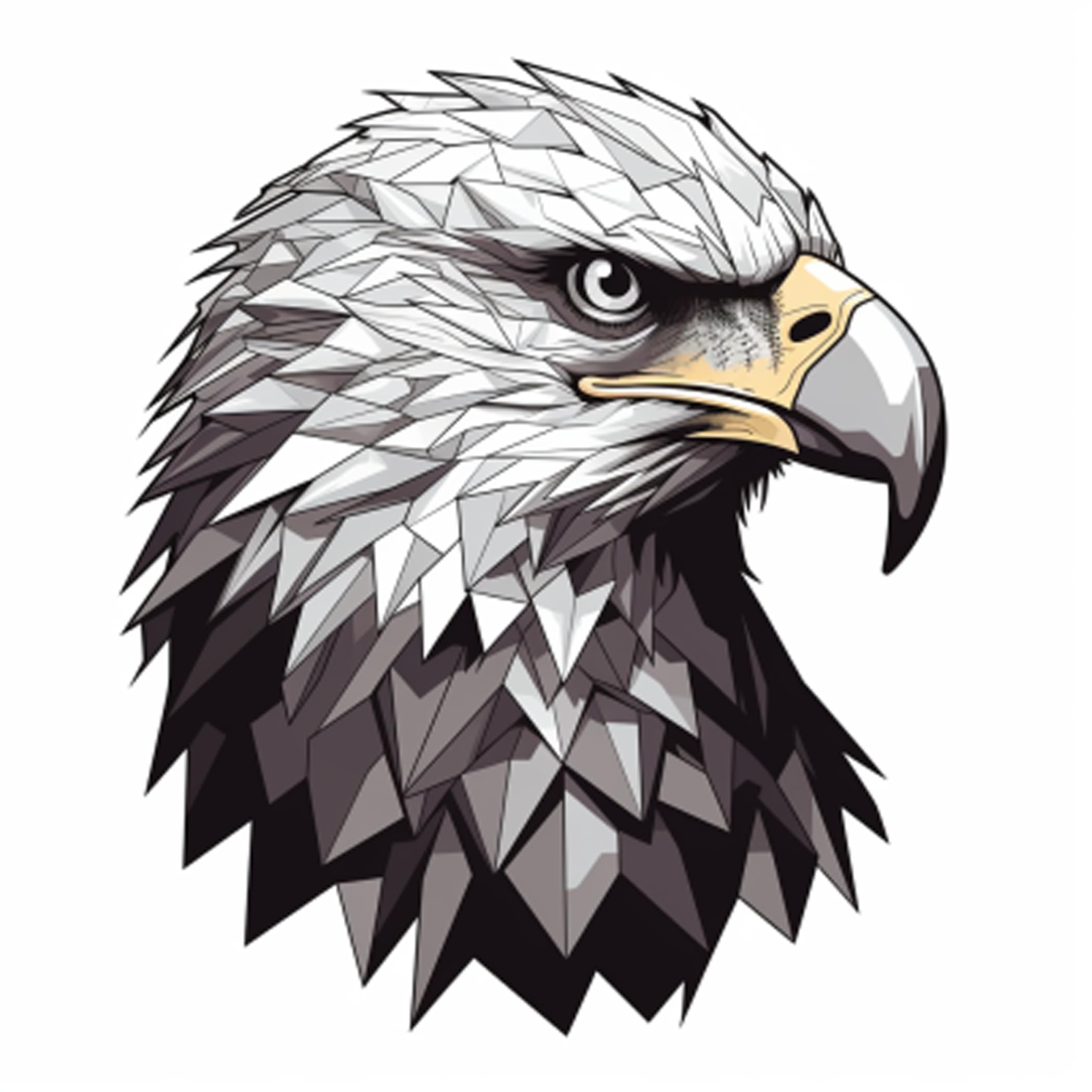 Calcomanía de águila majestuosa vinilo impermeable para ventana de SUV y camión