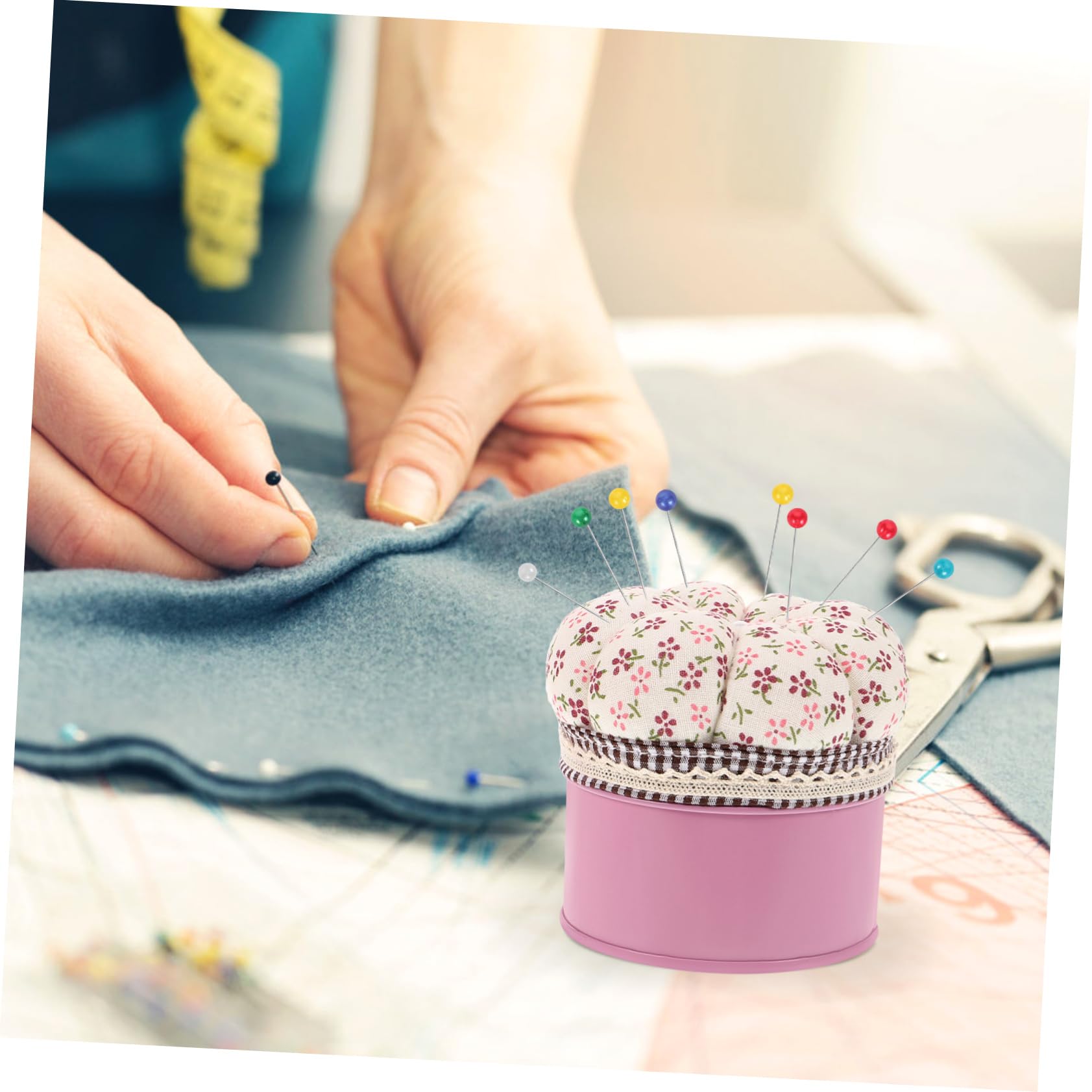 STOBOK 5 Stück Nadelkissen-Nadelhalter Stricken Nähen Stickerei praktischer Pin-Organizer Nähnadel-Aufbewahrungsbox Stecknadel-Organizer Aufbewahrungsbehälter für Nadeln Nähwerkzeug Stoff