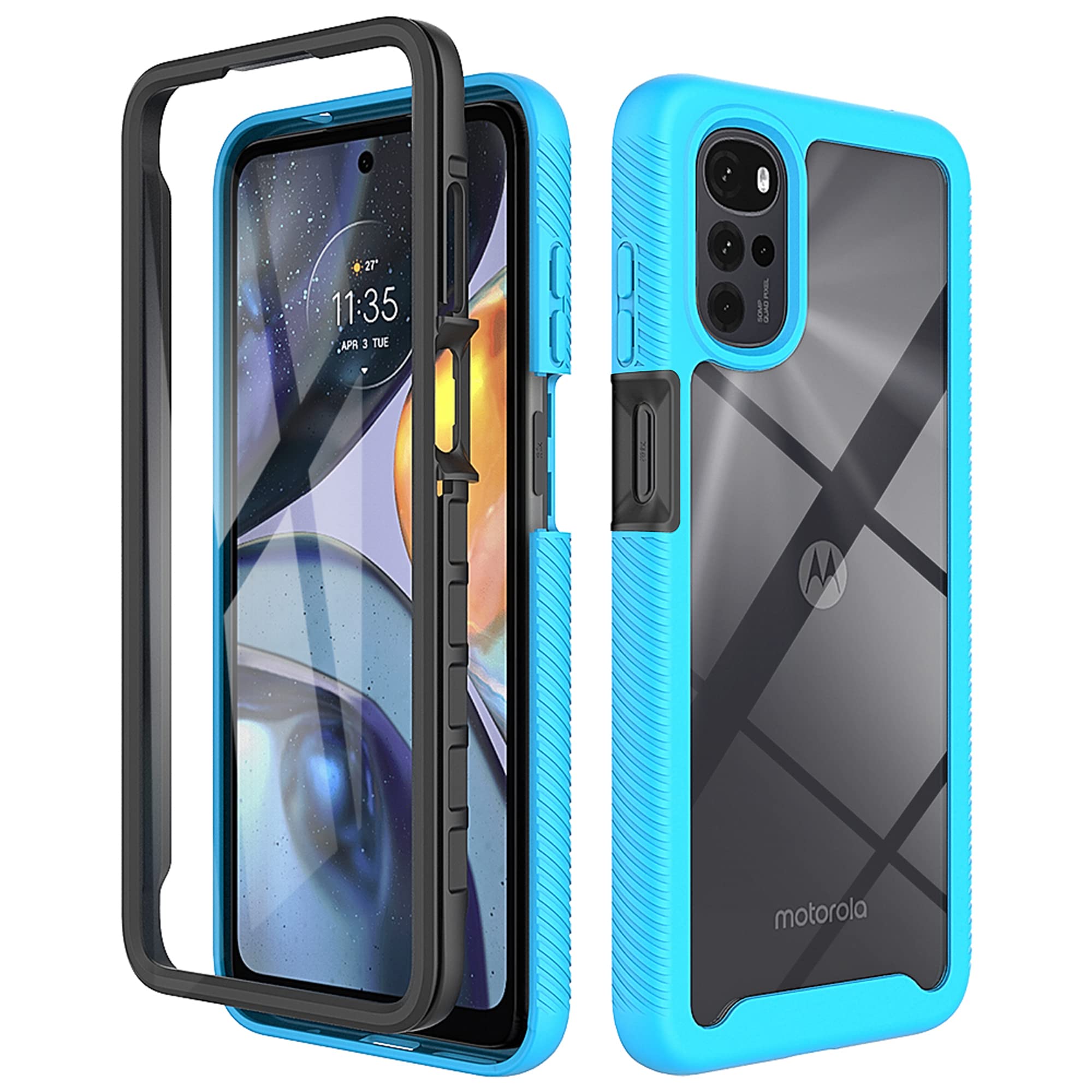 Coque Pour Motorola Moto G52 4G / G82 5G - Housse Etui Silicone Gel Fine Film Ecran Transparent Tpu Htdmobiles