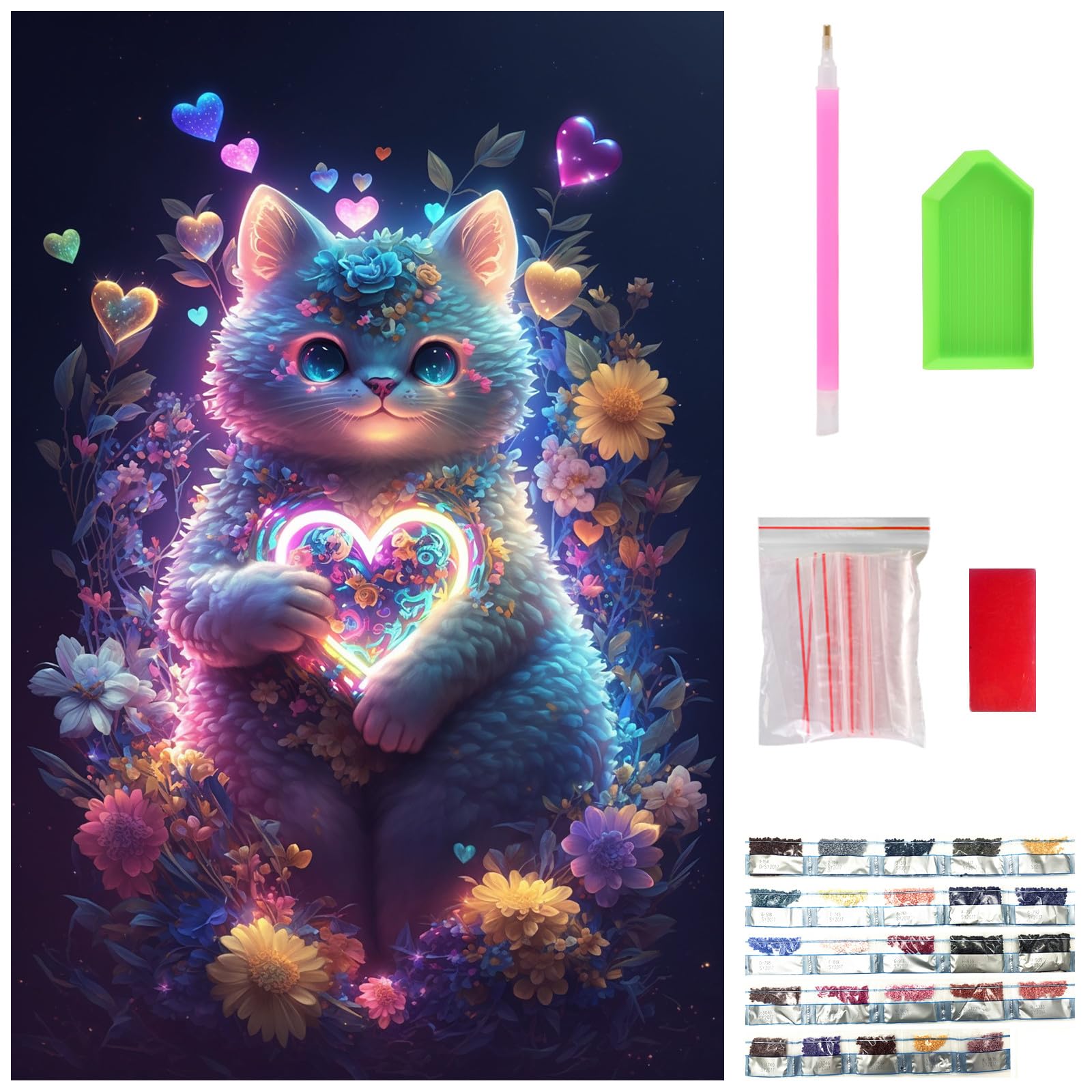 Kit Pittura Diamanti 5D Per Adulti - 30,5x40,6 Cm, Con