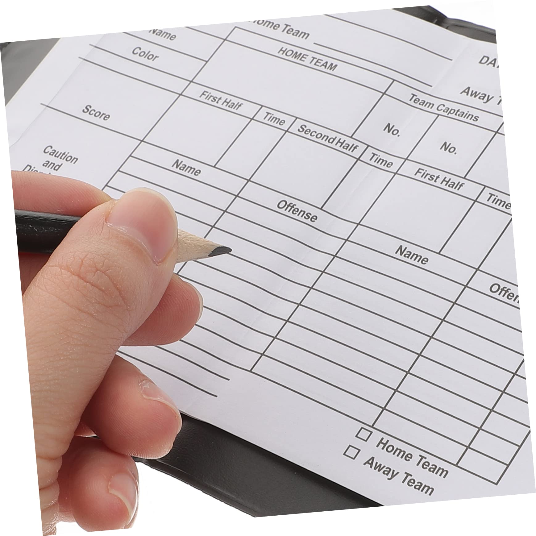 BRIGHTFUFU 1Set Professional Referee Kit with Standard Referee Cards Portable Folding Wallet Durable Material Includes Cards for Soccer and Sports Officials