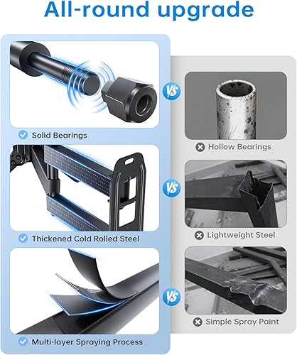 Miniatura 2 de Soporte de pared para monitor de TV giratorio de movimiento completo para televisores de 13 a 43 pulgadas, brazos articulados, rotación de extensión