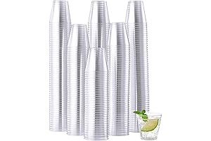 JOLLY CHEF Plastic Shot Glasses 1.5 oz (1000 Pack)
