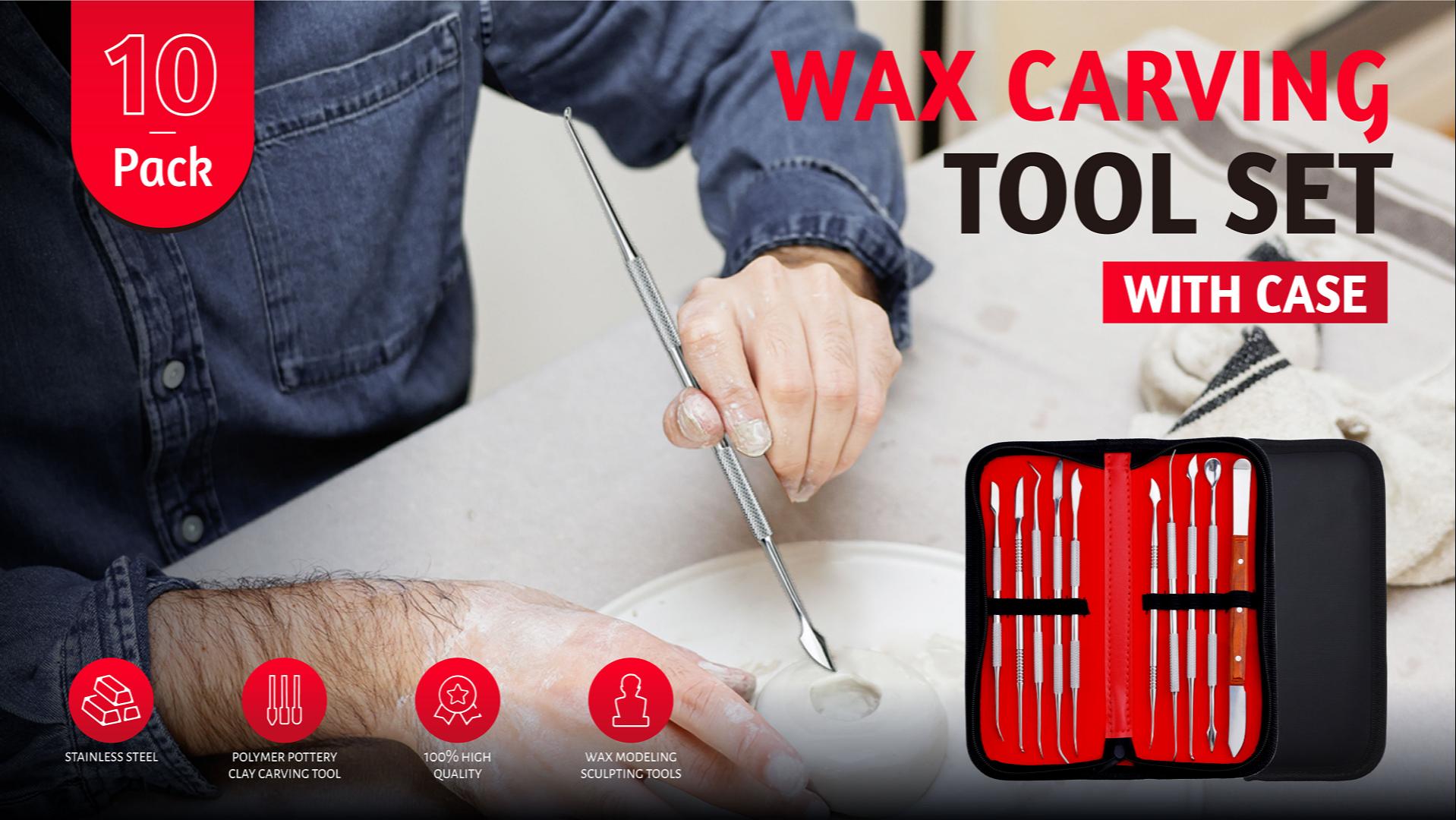 Amazon.com: YETOOME 10 Pcs Dental Wax Carving Tools Set with Case