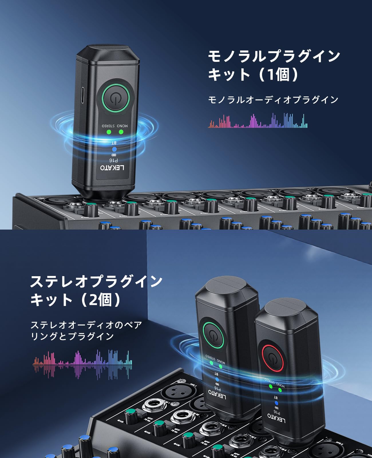 Amazon.co.jp: LEKATO XLR ワイヤレス Bluetooth 受信機 ワイヤレス