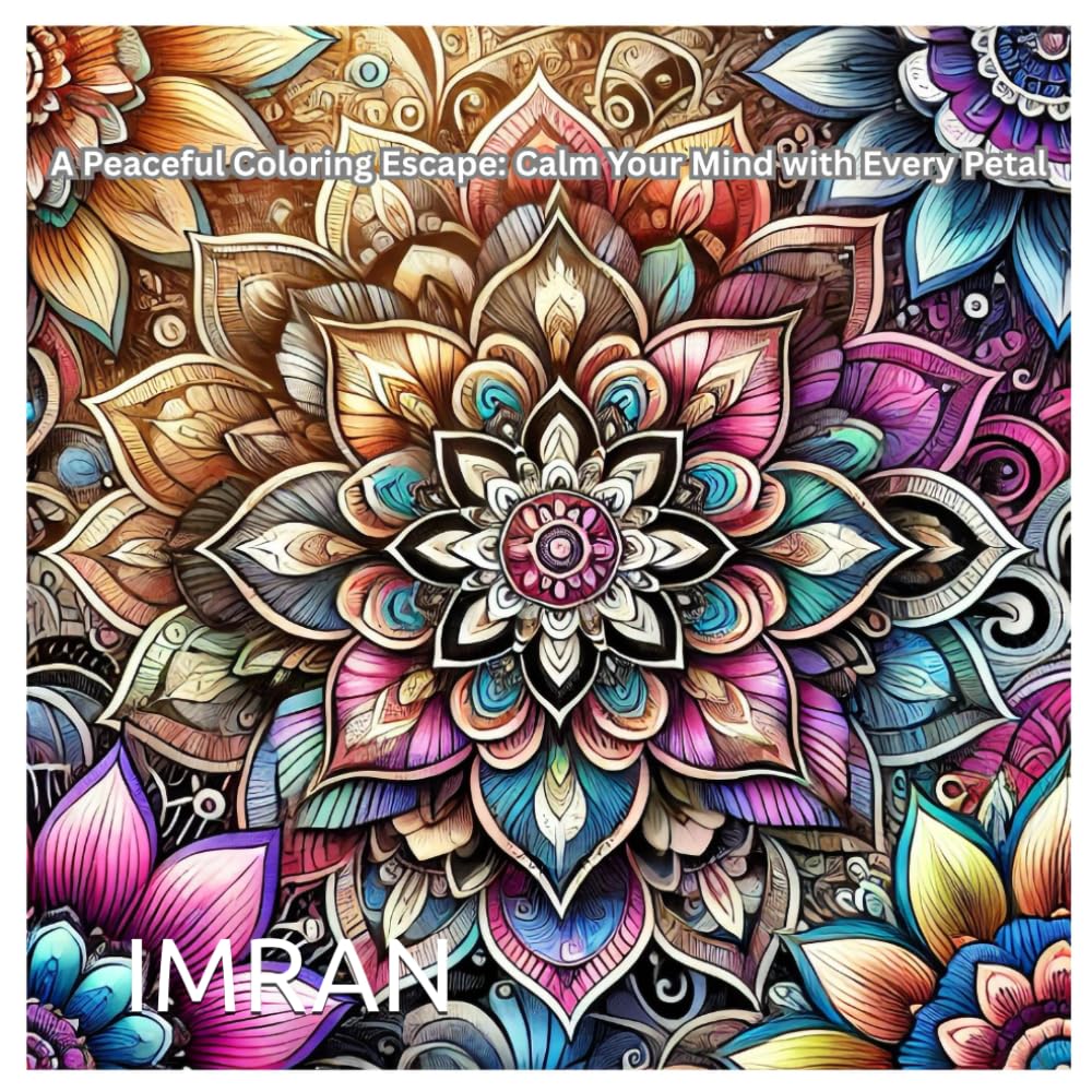 A Peaceful Coloring Escape: Calm Your Mind with Every Petal