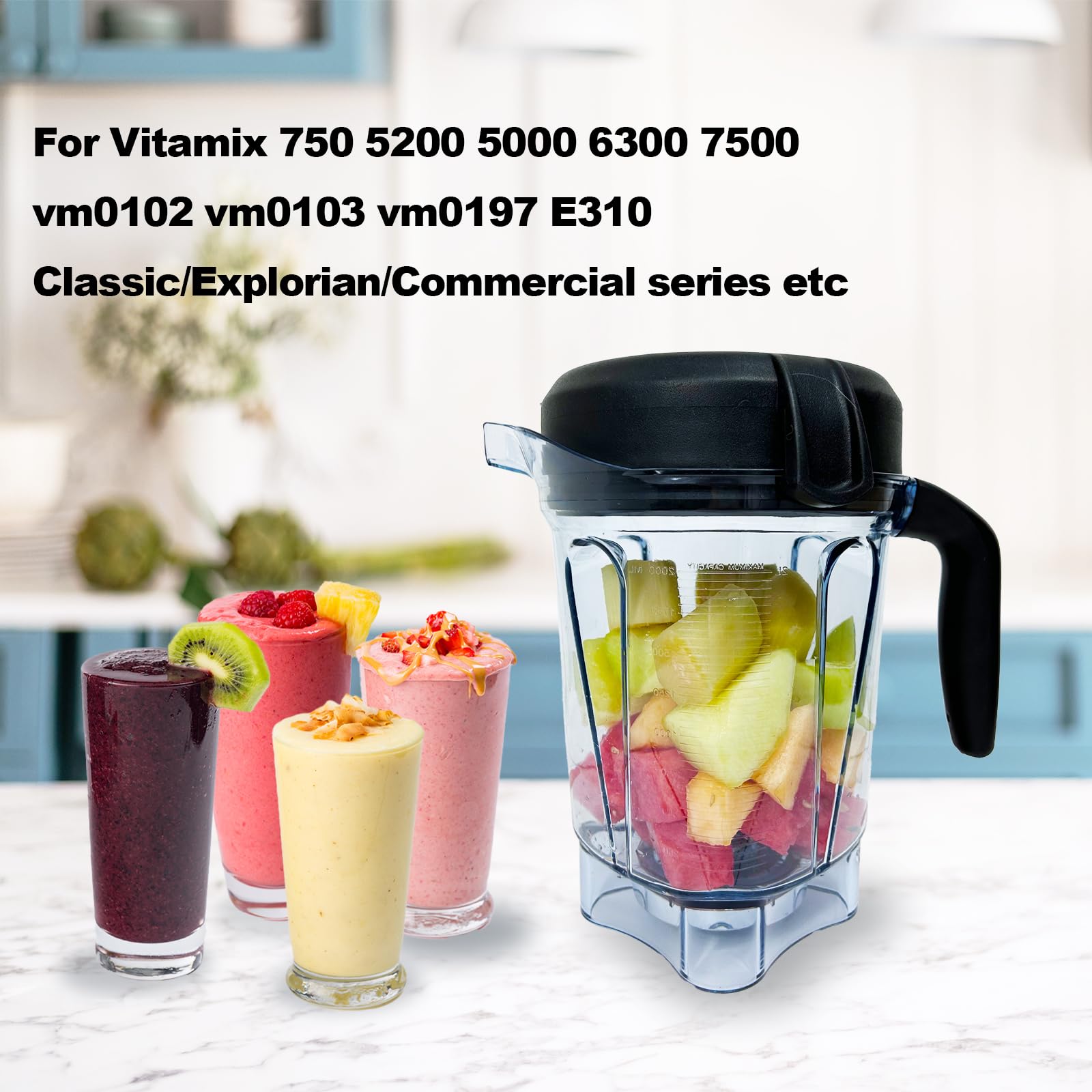 Amazon | Vitamix ブレンダーピッチャー 64オンス 薄型交換用コンテナ