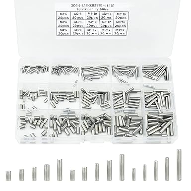 50 Perni Di Centraggio In Acciaio Inox M6x40mm - Precisione Per Mobili E Lavorazioni - Foto 4