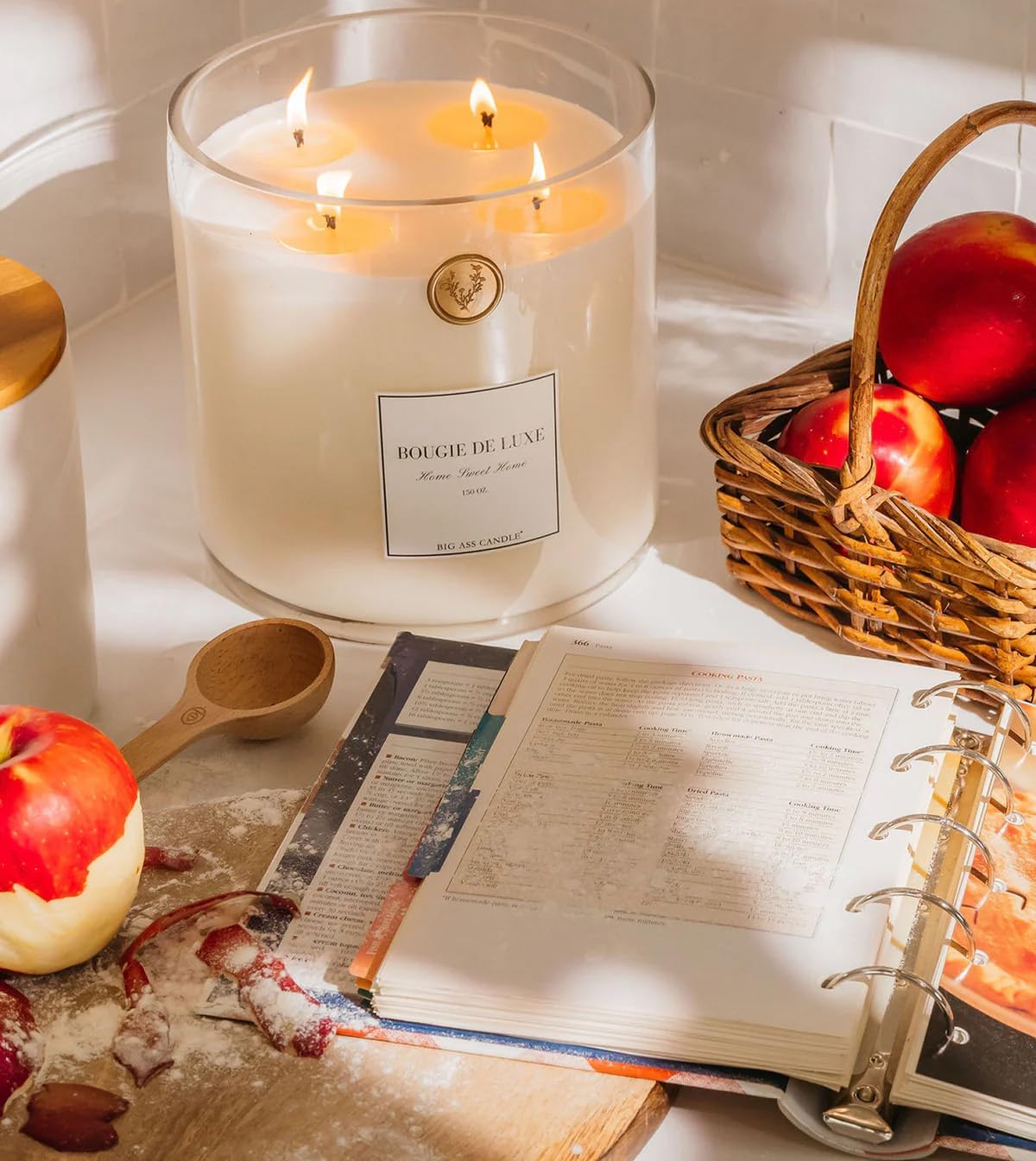 | 150oz, Up to 500 Hours | Home Sweet Home | Vanilla, Caramel, Sugar | Natural Coconut-Soy Wax | by Big Ass Luxuries | As Seen On Shark Tank - Image 2