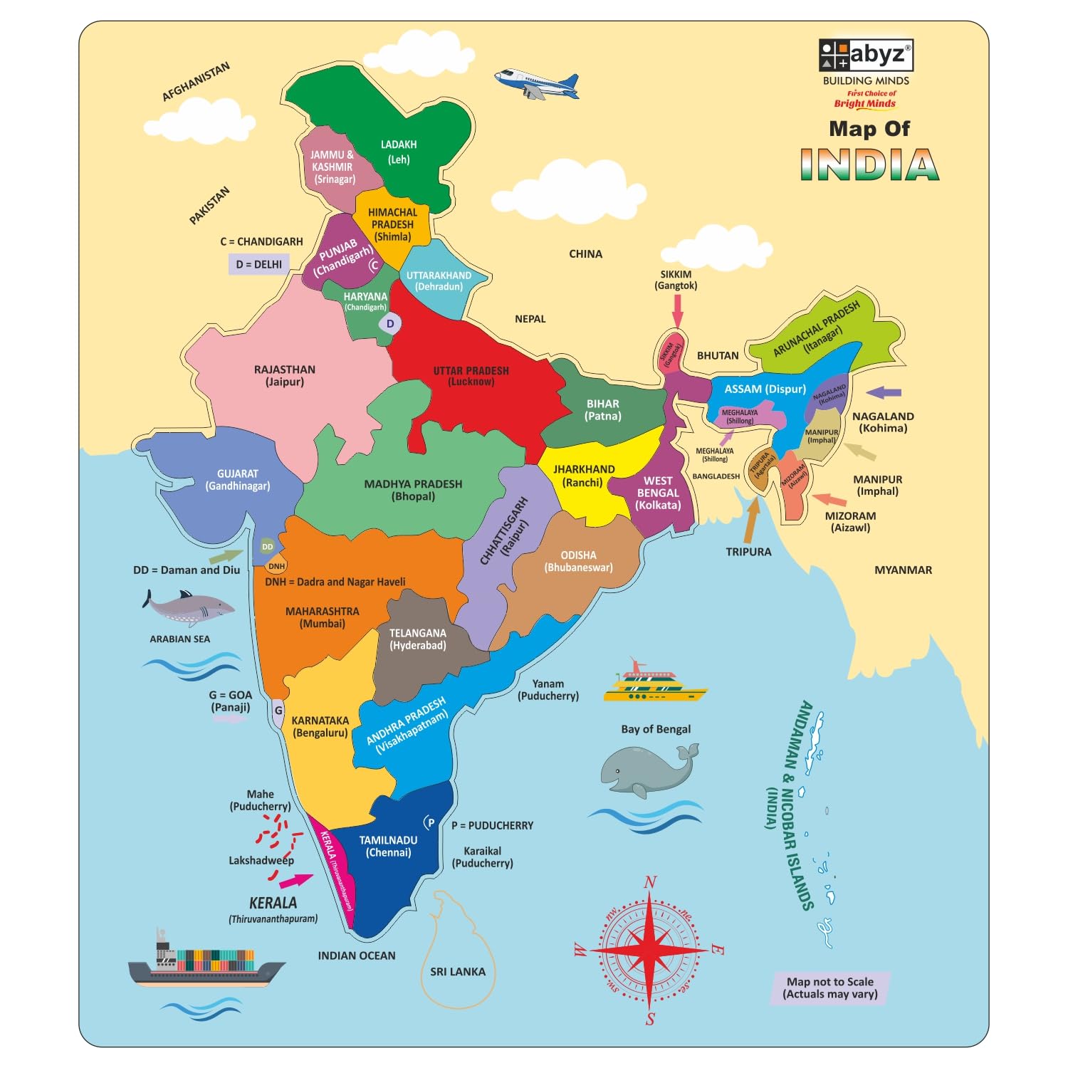 See full amazon price history chart for ABYZ India Map Wooden Jigsaw Puzzles - Geography for Kids Educational Toys for Learning Puzzles Suitable for Children Ages 4-8 - Fun & Challenging Brain Booster Games Focus and Memory for Boys & Girls ABYZ India Map Wooden Jigsaw Puzzles - Geography for Kids Educational Toys for Learning Puzzles Suitable for Children Ages 4-8 - Fun & Challenging Brain Booster Games Focus and Memory for Boys & Girls (B0D6G9MLZF) Amazon Price History, Amazon Price Tracker