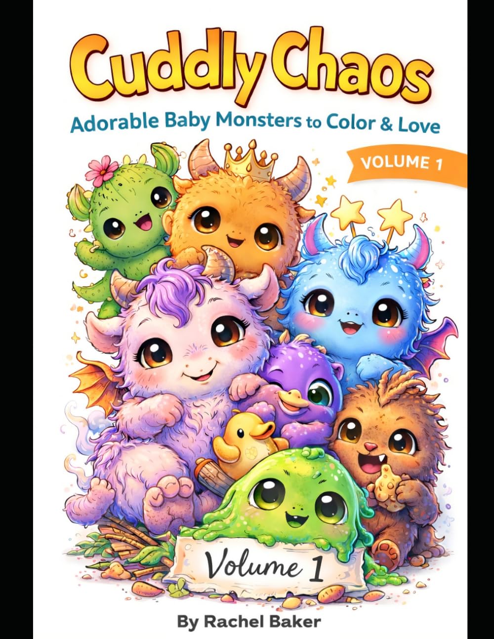 Cuddly Chaos: Adorable Baby Monsters to Color and Love