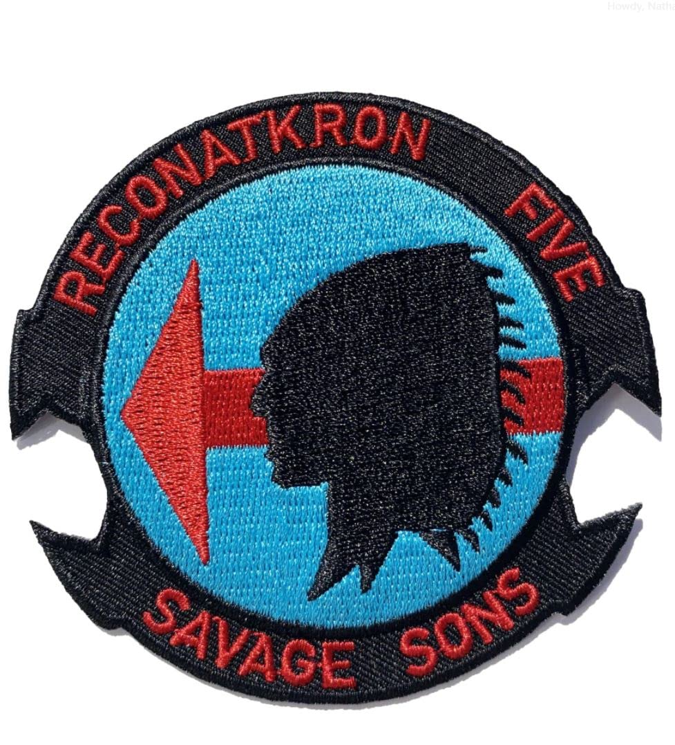 RVAH-5 Savage Sons Squadron Patch – Sew On, 3.5