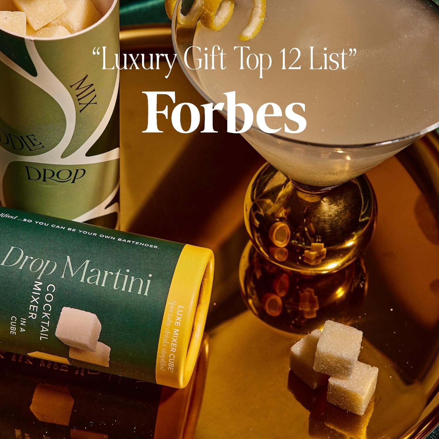 Teaspressa Luxe Mixer Cube - Cocktail Drink Mixer (30) (Espresso Martini)