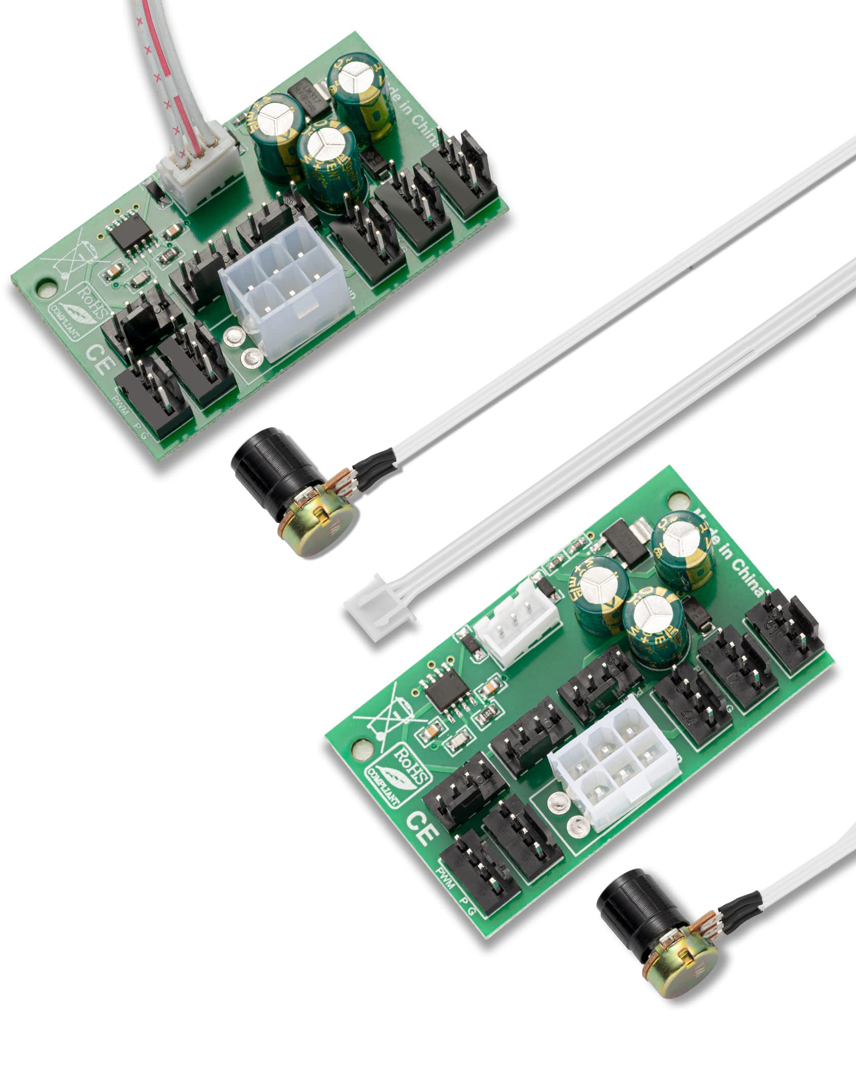 Buy PWM Fan PC Hub, 8 Port 4pin pwm Fan Controller with Speed Control