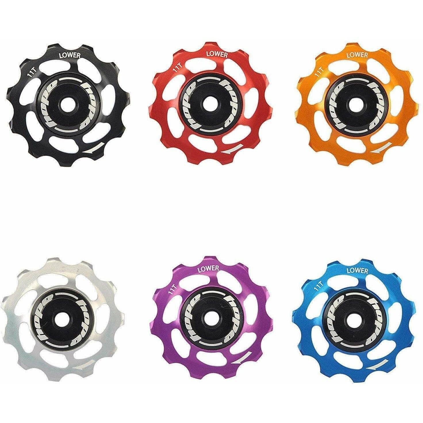 Hope 11 Tooth Jockey Wheels Pair - Black , 11T