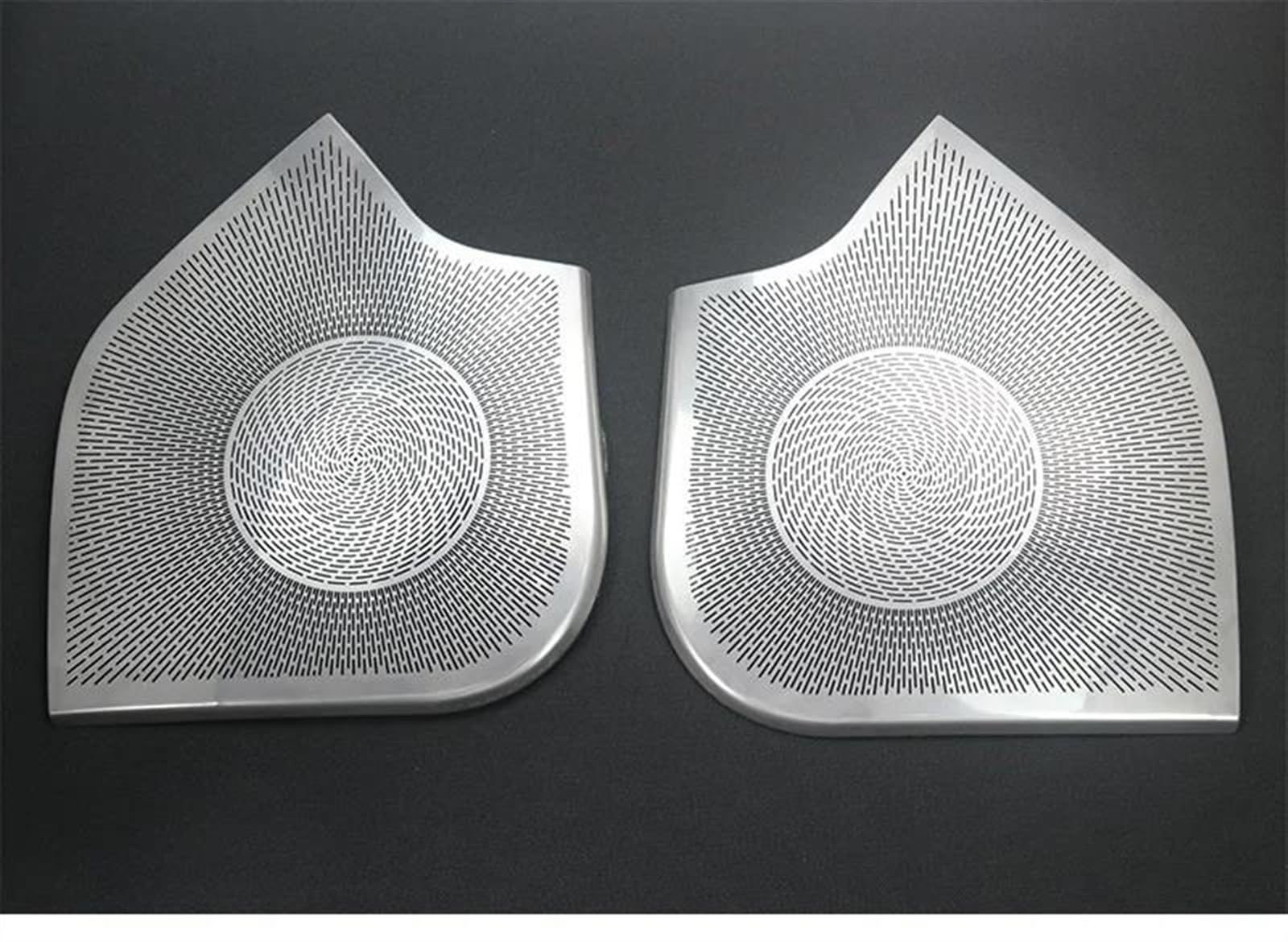 Yeskit Car Interior Accessories Sticker Door Audio Sound Loudspeaker Cover For Benz C Class W203 2002 2003 2004 2005 2006(A)