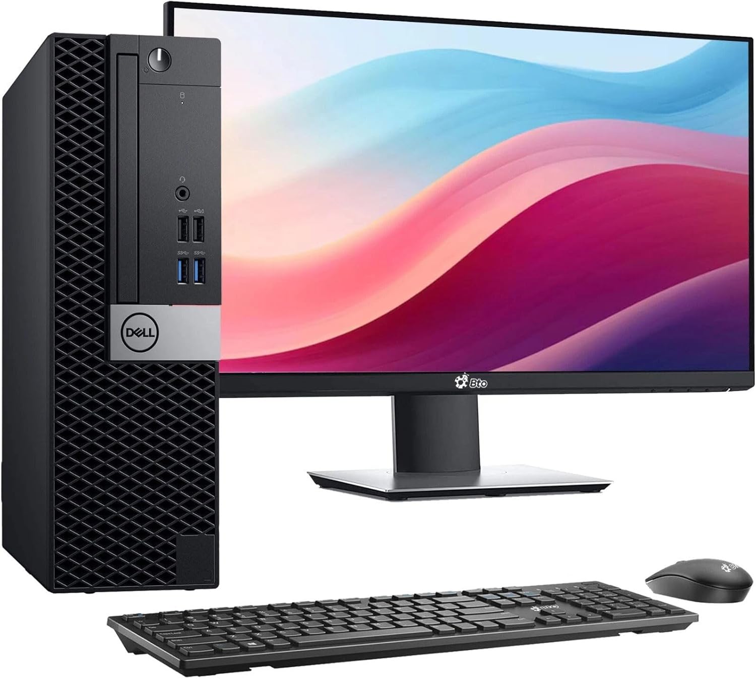 Dell OptiPlex 5050 SFF Desktop Computer PC - Intel Core i5-7500 3.4GHz - 16GB DDR4 RAM - 512GB SSD - New 24" Monitor - Wireless Keyboard & Mouse - WiFi - HDMI - Windows 11 Pro (Renewed)