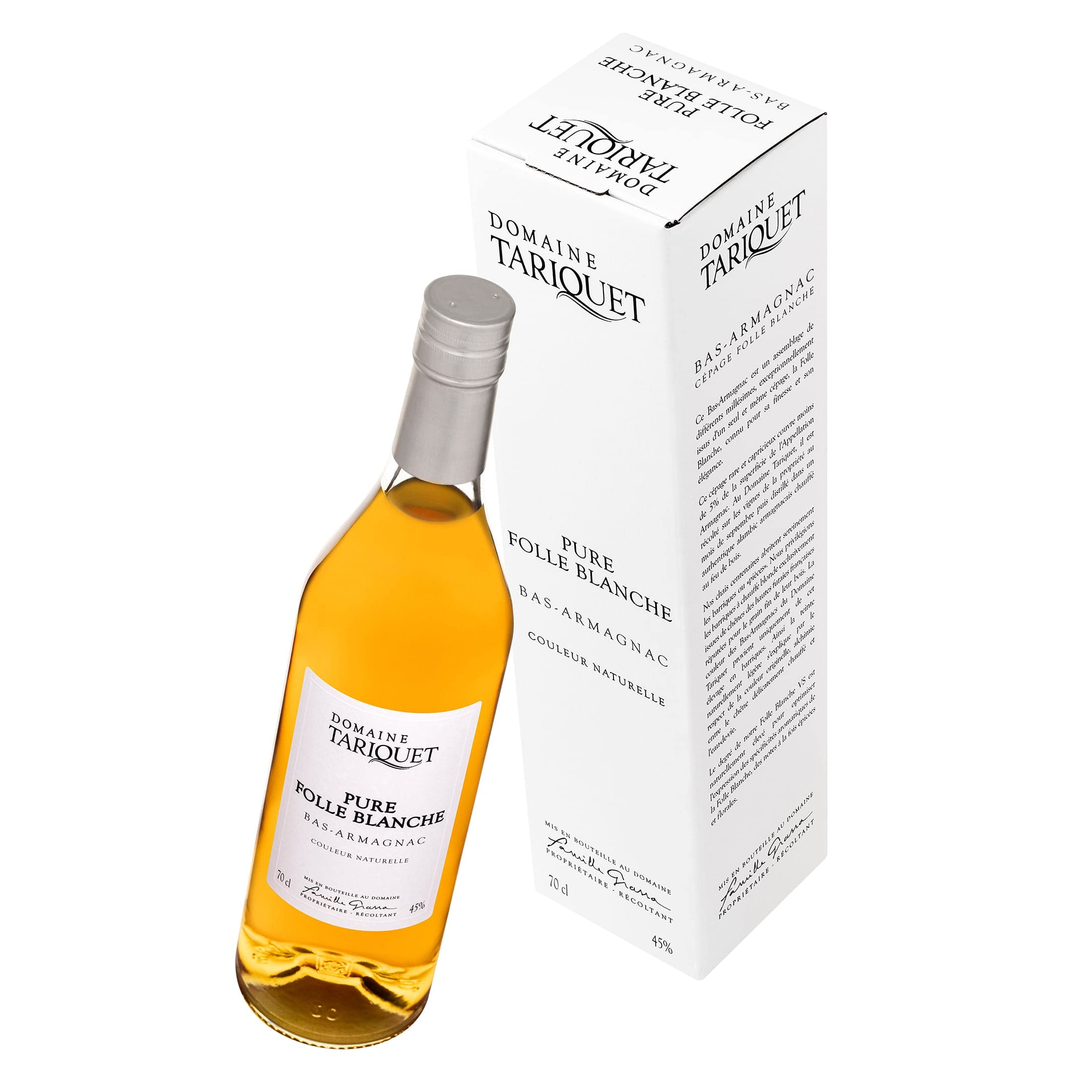 Pure Folle Blanche VS Château du Tariquet Bas-Armagnac AOC - Domaine Tariquet - Armagnac (weich) aus Frankreich/Gascogne