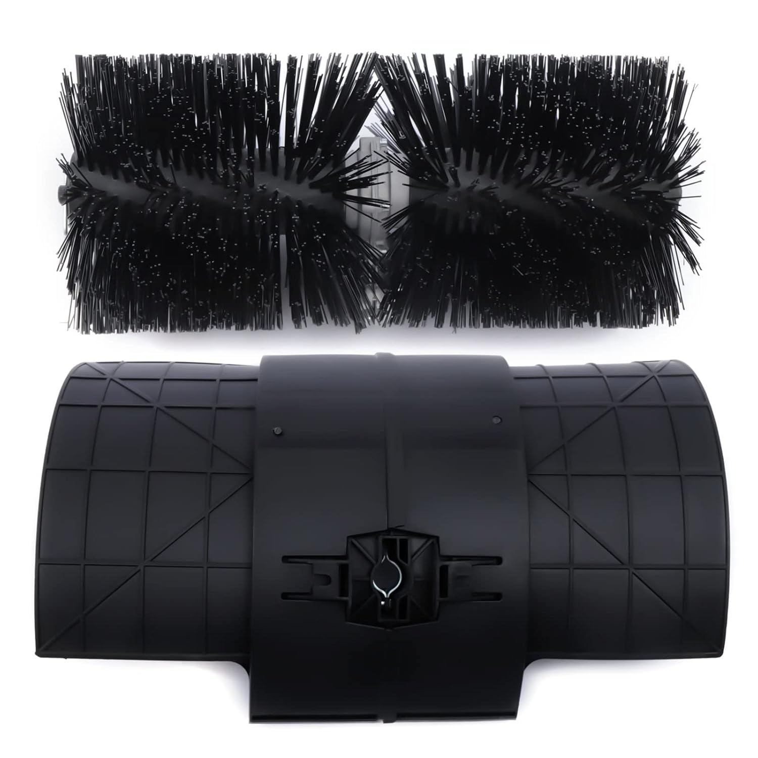 Nylon brush for motor broom, sweeper petrol, 58 cm sweeping width, nylon brush + PP protective shield, 9-tooth inner shaft