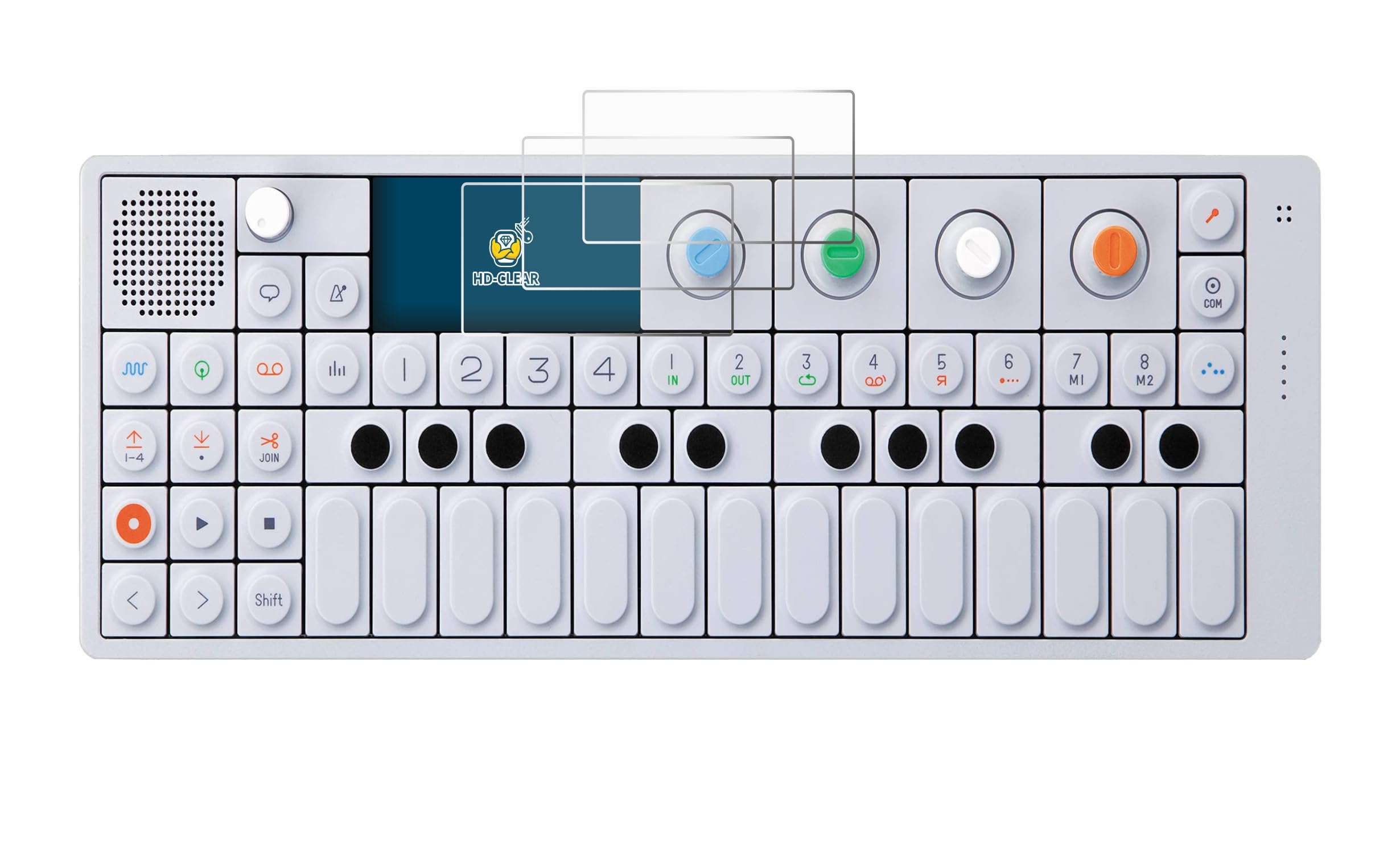 brotect Screen Protector Compatible with Teenage Engineering OP-1 Sampler & Controller (6 Pack) - HD-Clear Protection Film