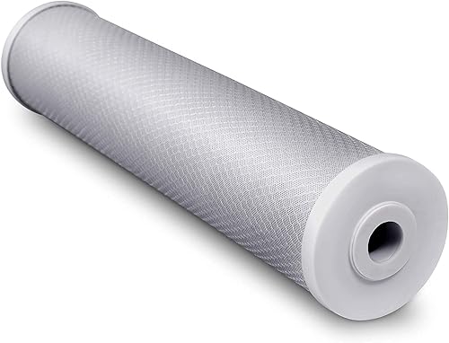 Miniatura 3 de Filtro de agua de bloque de carbono de cáscara de coco de alta capacidad, cartucho de 5 micrones, 4.5 x 20 pulgadas para sistema universal para toda