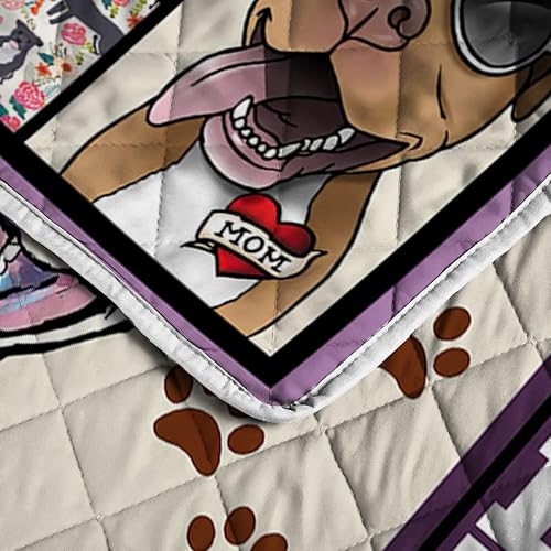 Miniatura 8 de Bedmust Dargon - Juego de edredón tamaño King, suave, azul oscuro, con quilla de dargón, juego de ropa de cama para cama de 3 piezas, ligero, colcha