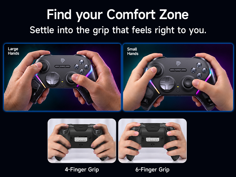 Amazon.com: EasySMX D10 Wireless Gaming Controller for PC, Switch