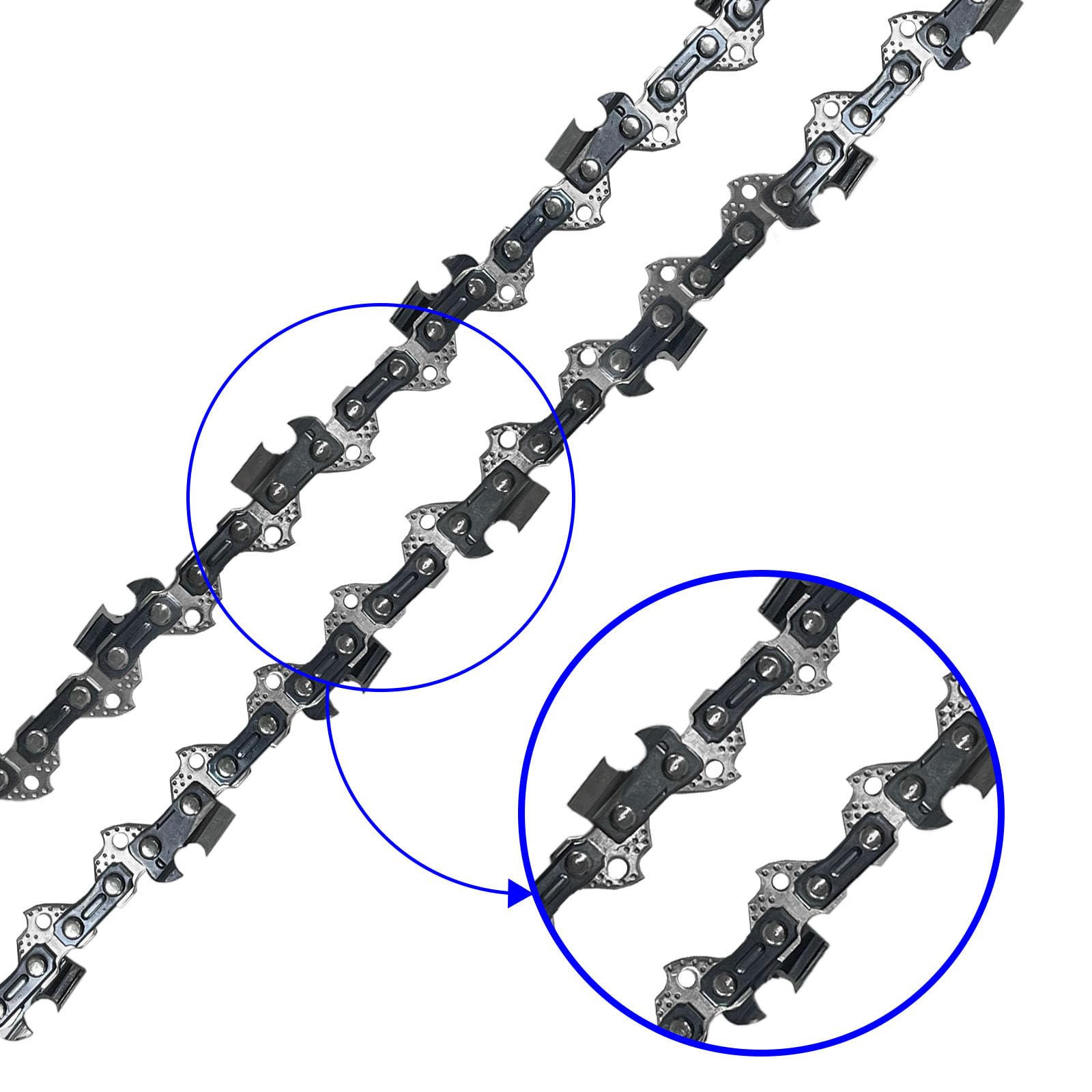 SEGA A TAZZA IN Spada 3/8P 2 Semitagliente Catene Adatto Per Stihl MS171 MS181 MS211 - Foto 3