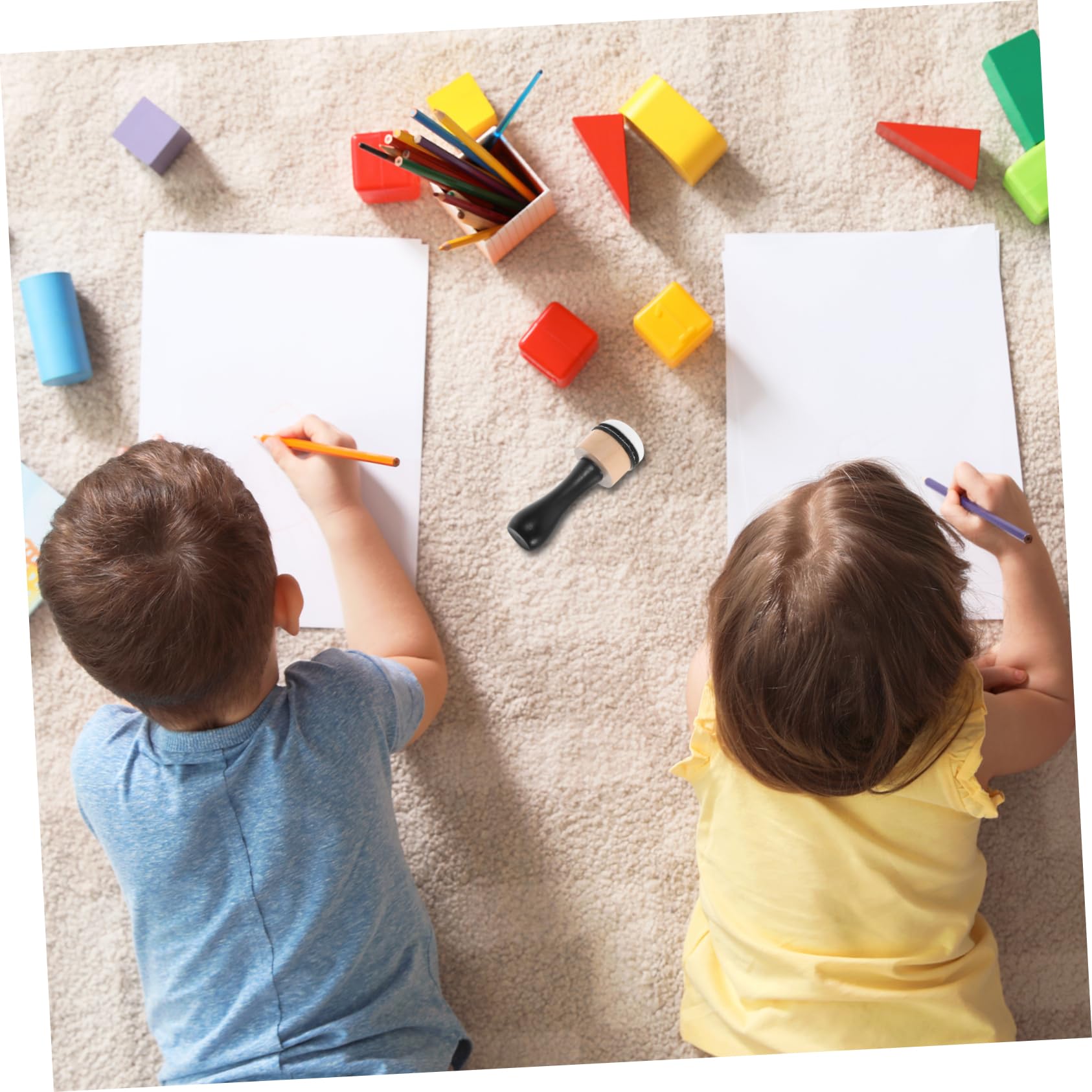 DOITOOL 4 Juegos Esponjas de Pintura Divertidas Manualidades de Esponjas con DIY Herramienta de Sello Pintura y Dibujo y Fiestas Artísticas