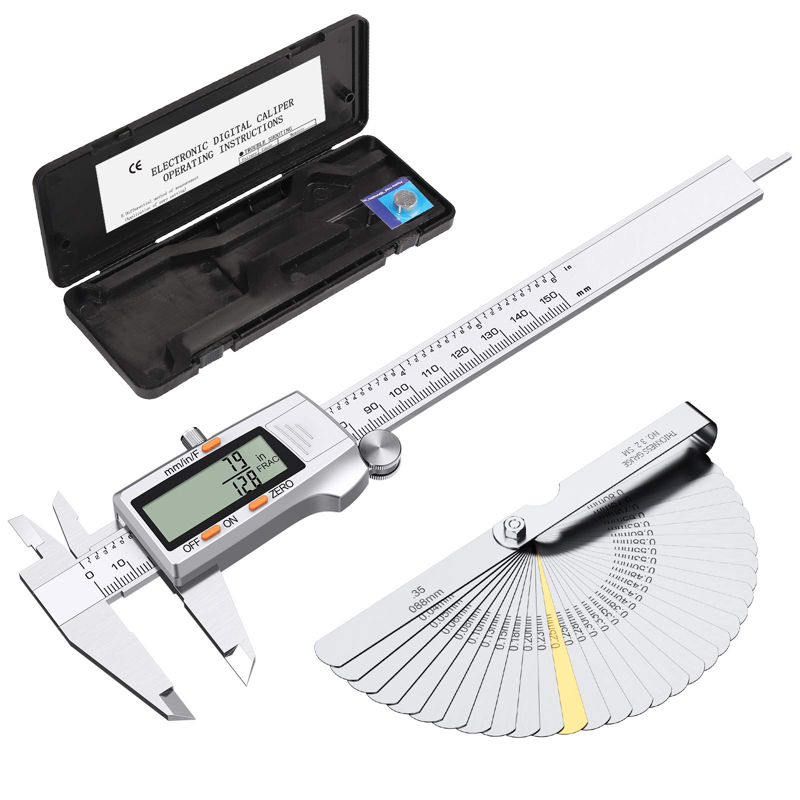 Buy Digital Vernier Caliper,eSynic 150mm Professional Electronic