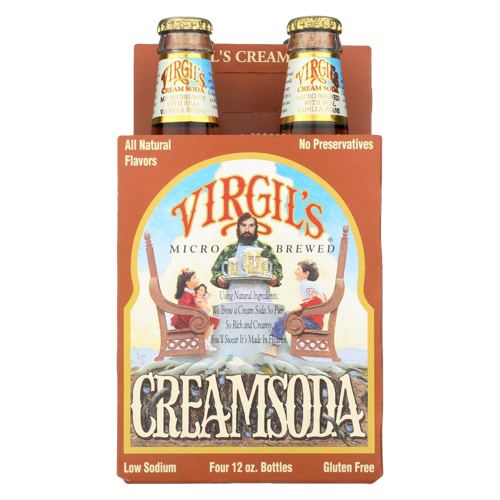 Virgils Soda Cream 4pk by Virgil's – 4 pk, Pack of 6, Model 00083261
