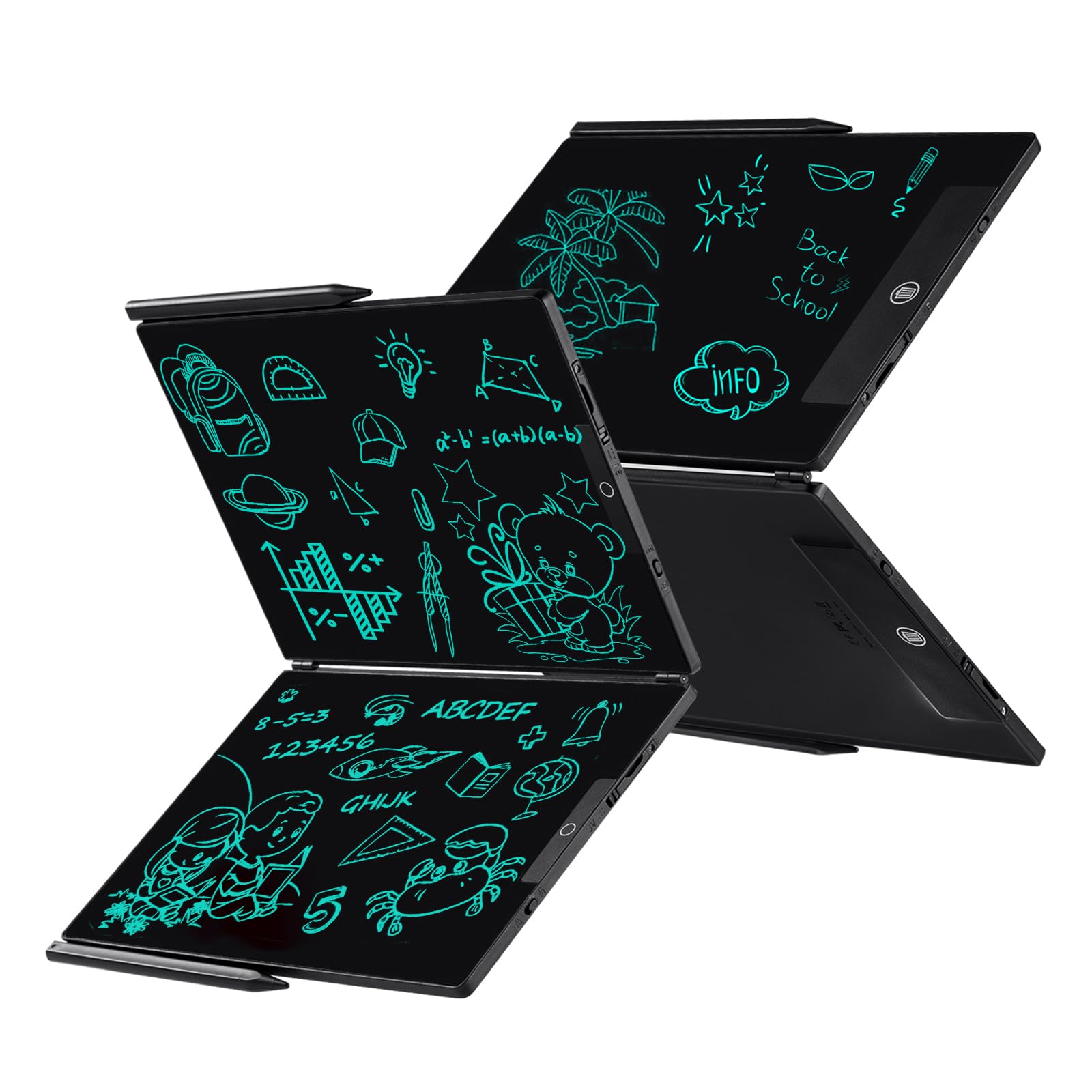 Czemo Tablette LCD Écriture Adulte 14.3 Pouces Réutilisable Ardoise Électronique Bloc Notes