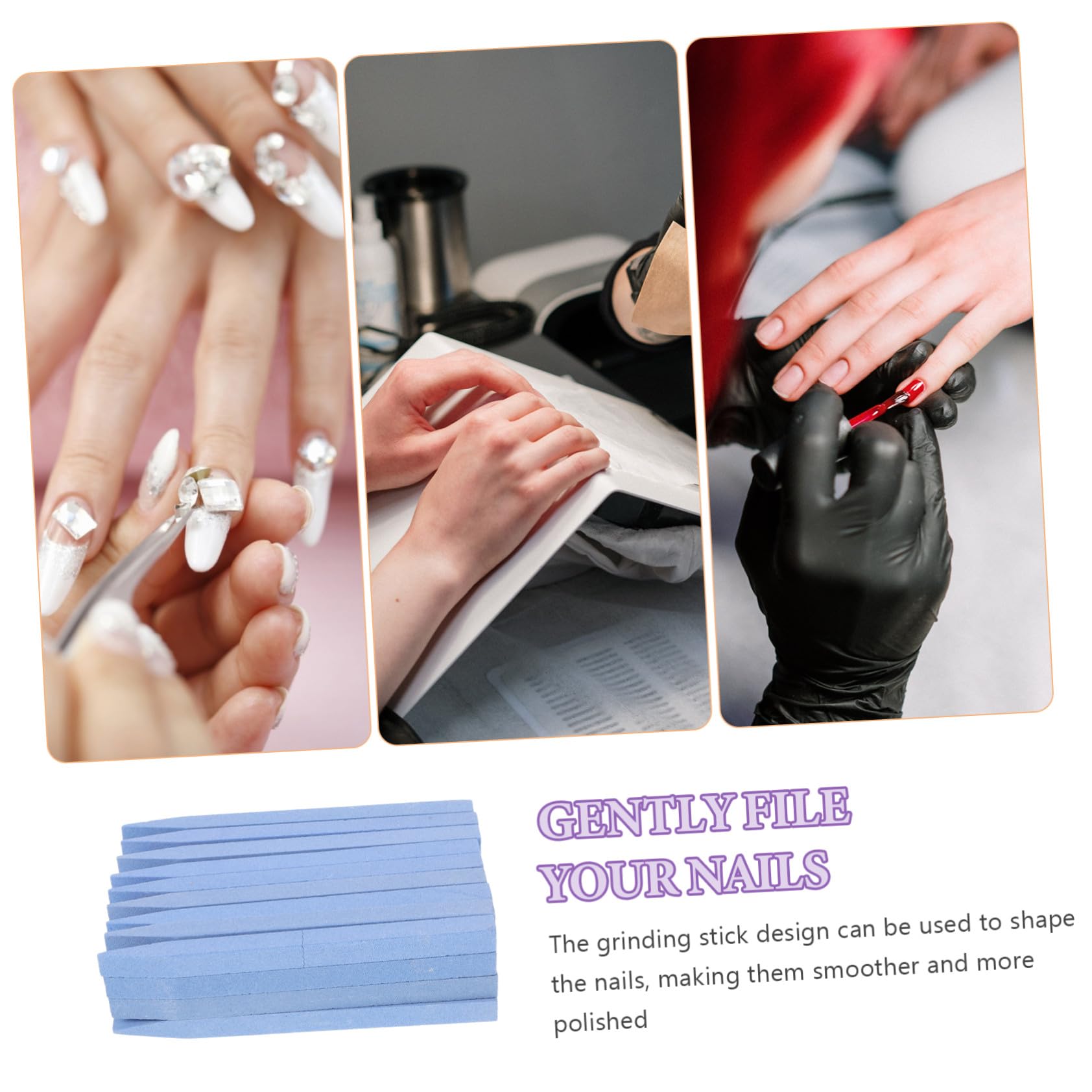 36 Piezas Limas de Uñas para Mujeres y Niñas Herramientas de Manicura Multifunción Limas de Cuarzo para Uñas Naturales Pulidor y Removedor de Cutículas Resistentes y Prácticas para
