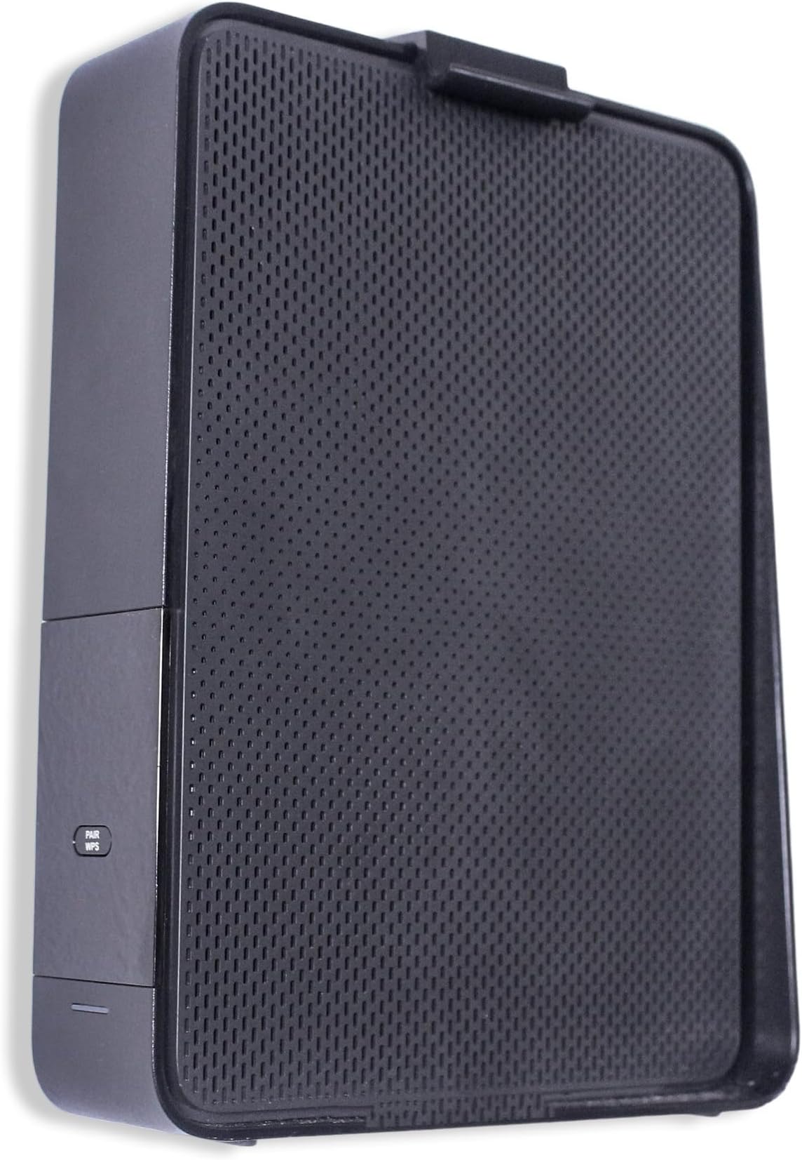 Decoralin Wall Mount Bracket Compatible with Virgin Media Hub 3 Complete with Screws and Fixings Easy to Install - Made in the UK (Black)