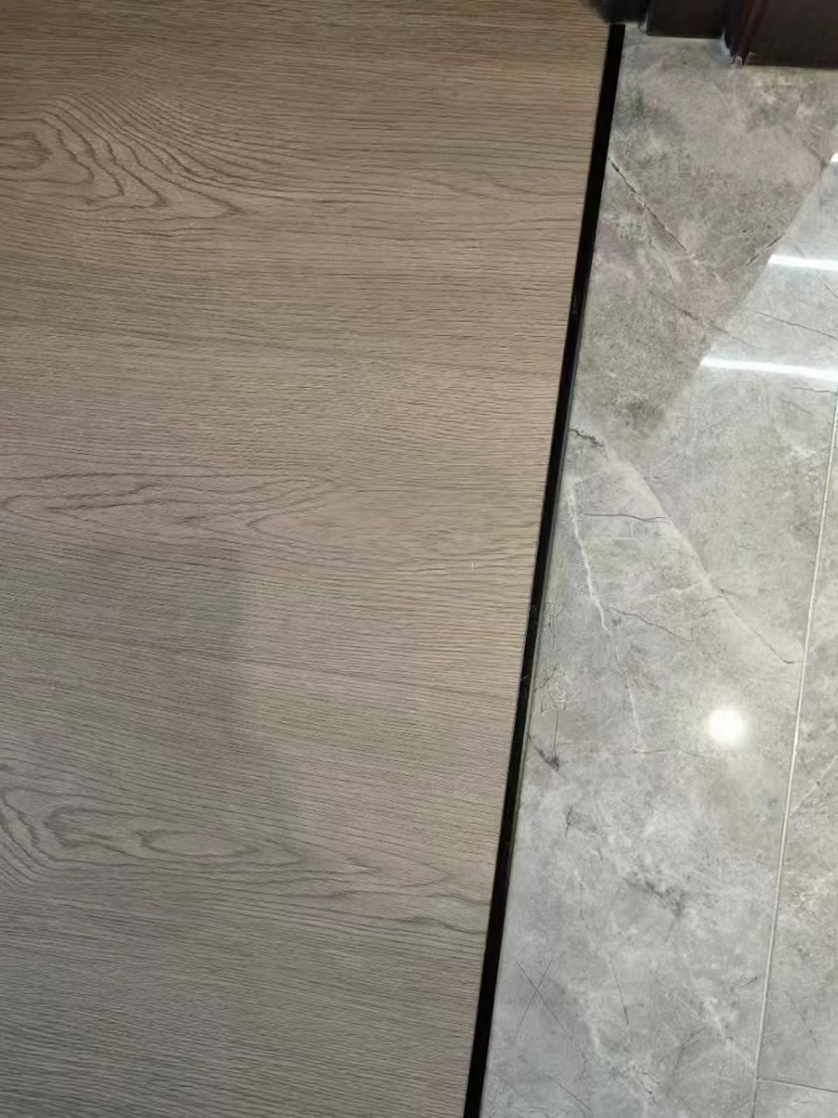 T-Sd Metalowa listwa rozdzielająca podłogowa, do płytek winylowych, laminowanych płytek i drewna, łatwe cięcie i wkładanie, 1,3 cm szerokości, 112 cm długości, idealna do progów drzwi i flo G