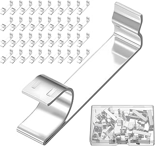 Shimeyao 36 Pack Standard Take Out Clip for Block and Tackle Window Balances Sash Balance Take Out Clips Window Balance Spring Replacement for Home Accessories(Without Bulge)