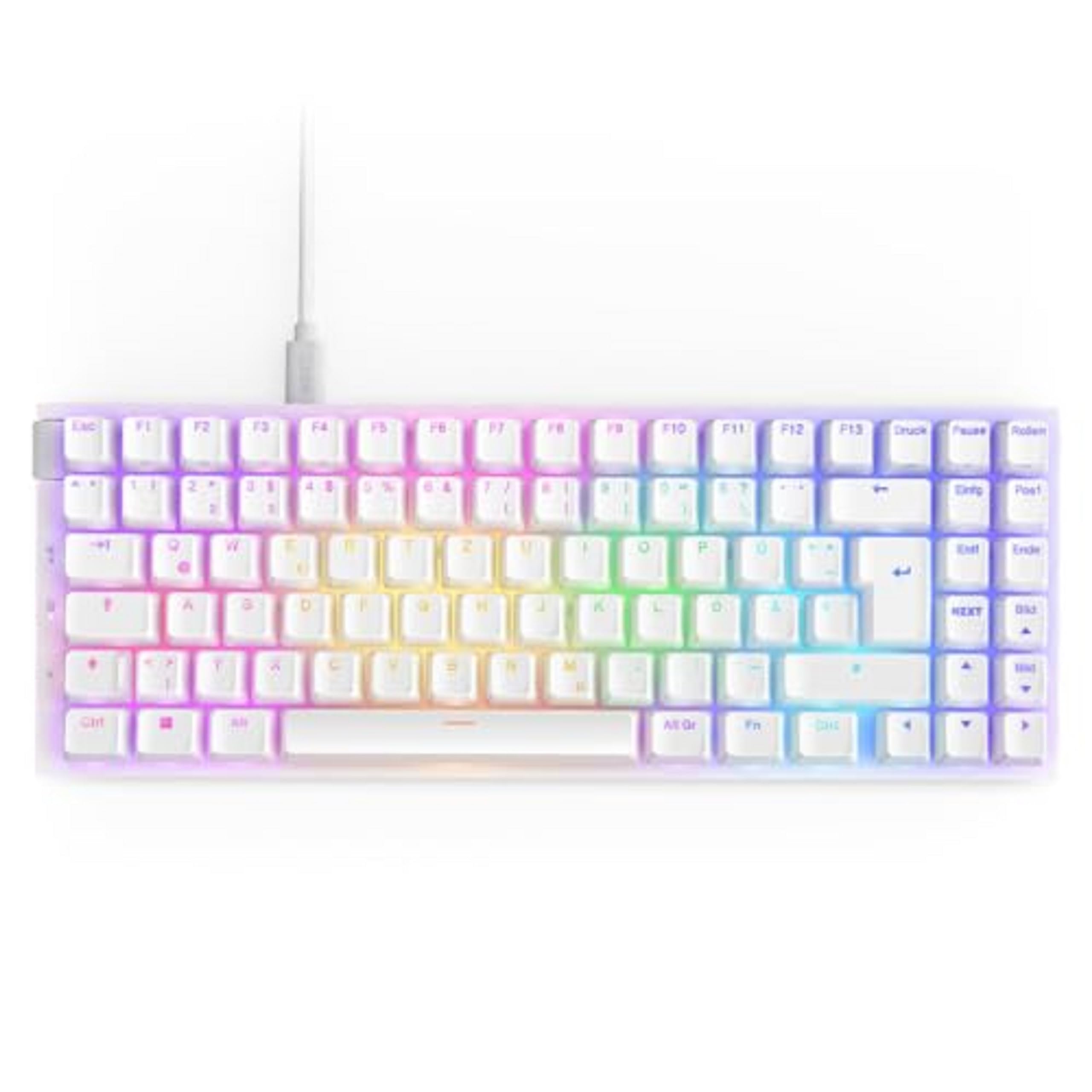 NZXT Function 2-2024 Full-Size Optical Gaming Keyboard | Illuminated RGB | 8K Polling Rate | Linear Optical Switches | Adjustable Actuation | Hot Swappable | Wrist Rest | Black UK (QWERTY) — view 42