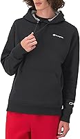 Champion Men's Midweight Pullover Fleece Hoodie - Standard Fit, C Logo, Soft Brushed Warmth, Big & Tall Sizes